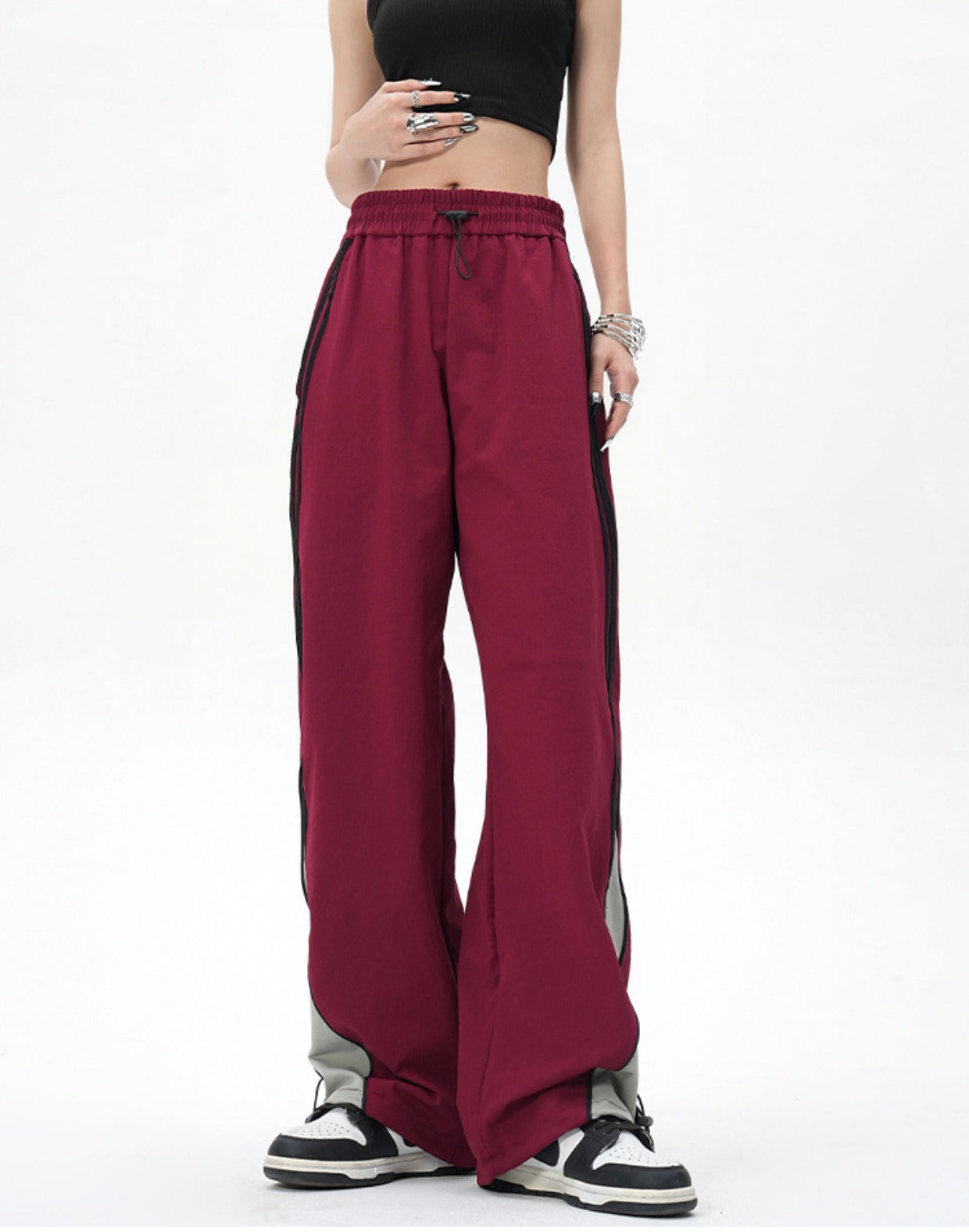 Color Block Side Stripe Pants