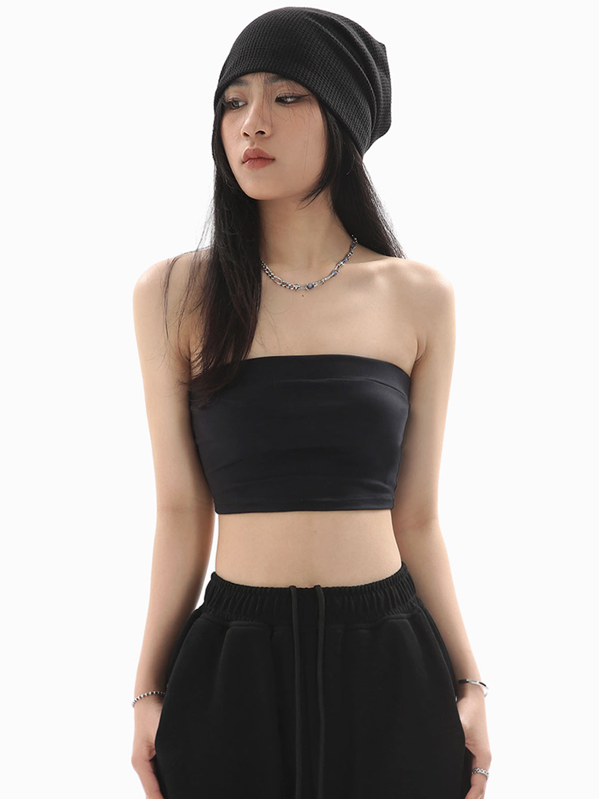 Solid Color Crop Tube Top