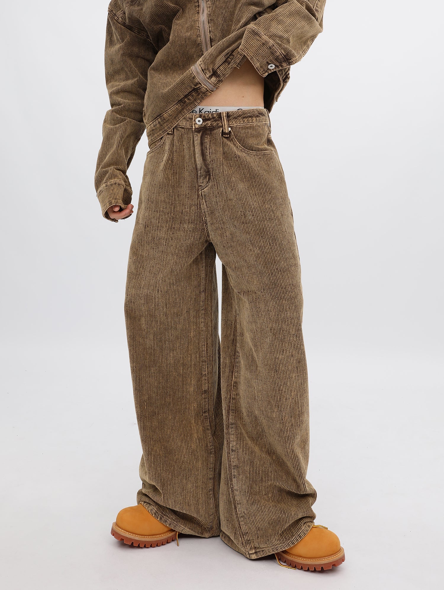 Vintage Straight Leg Corduroy Pants