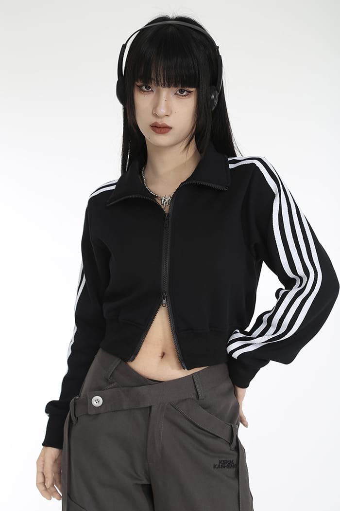 Cropped Track Jacket - nightcity clothing