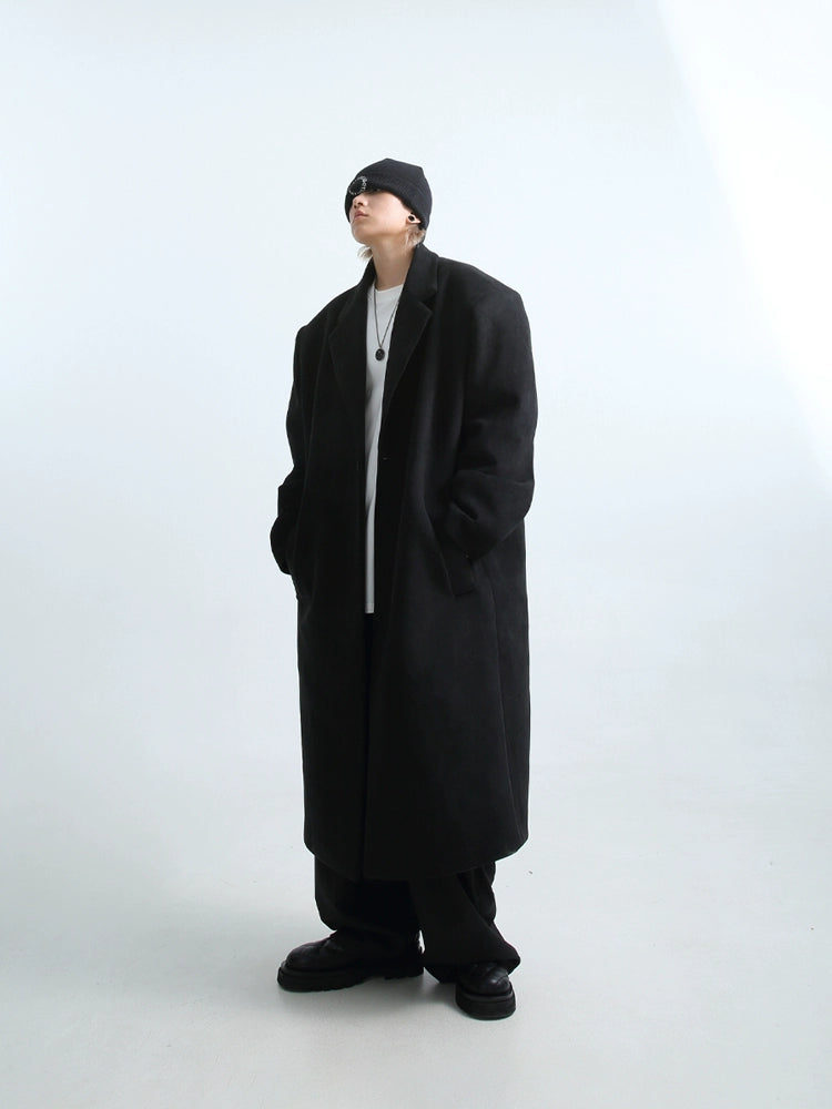 Oversized Boxy Longline Coat