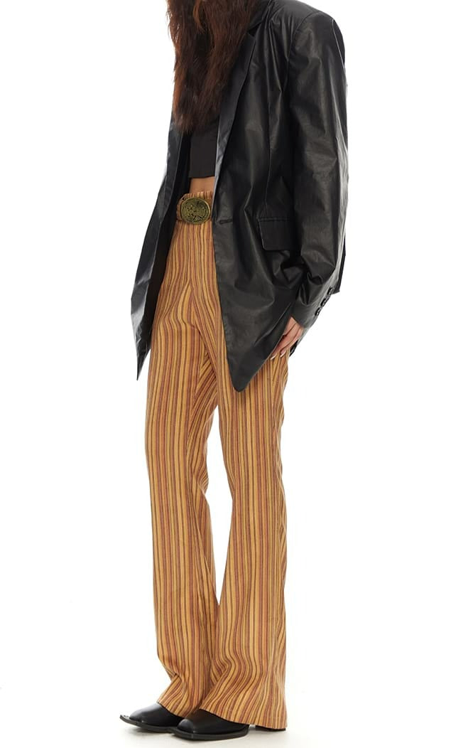 Retro Stripe Straight Fit Pants