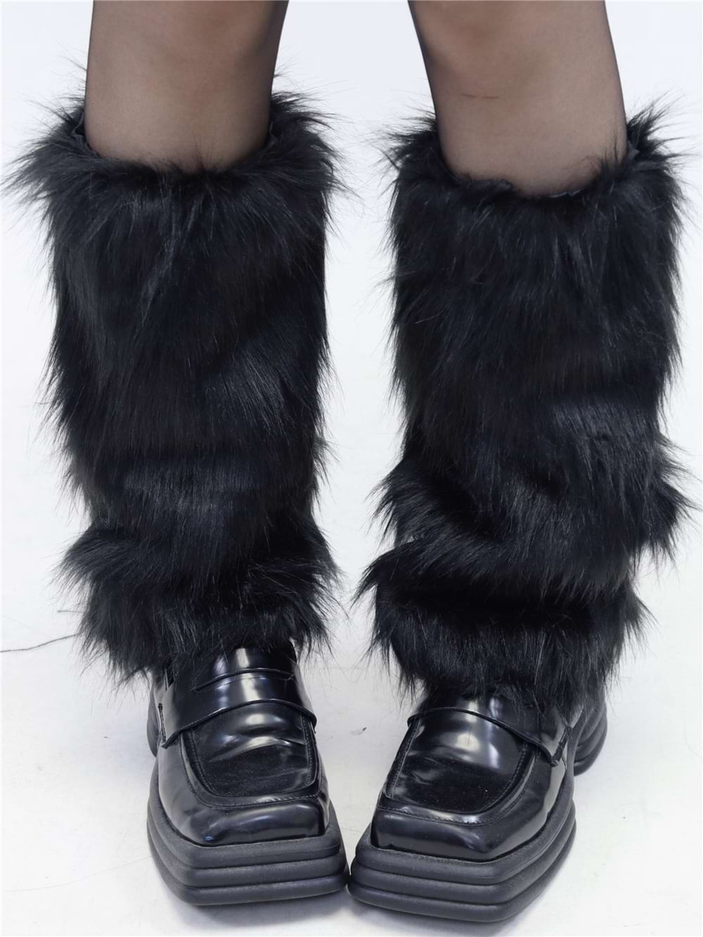 Faux Fur Leg Warmers