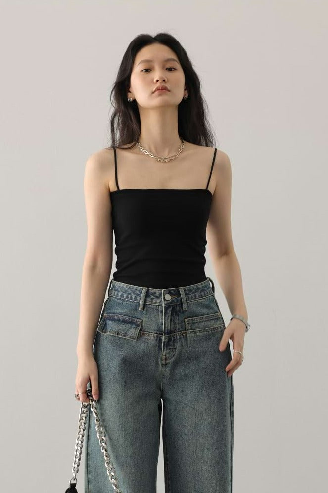 Slim Spaghetti Strap Top