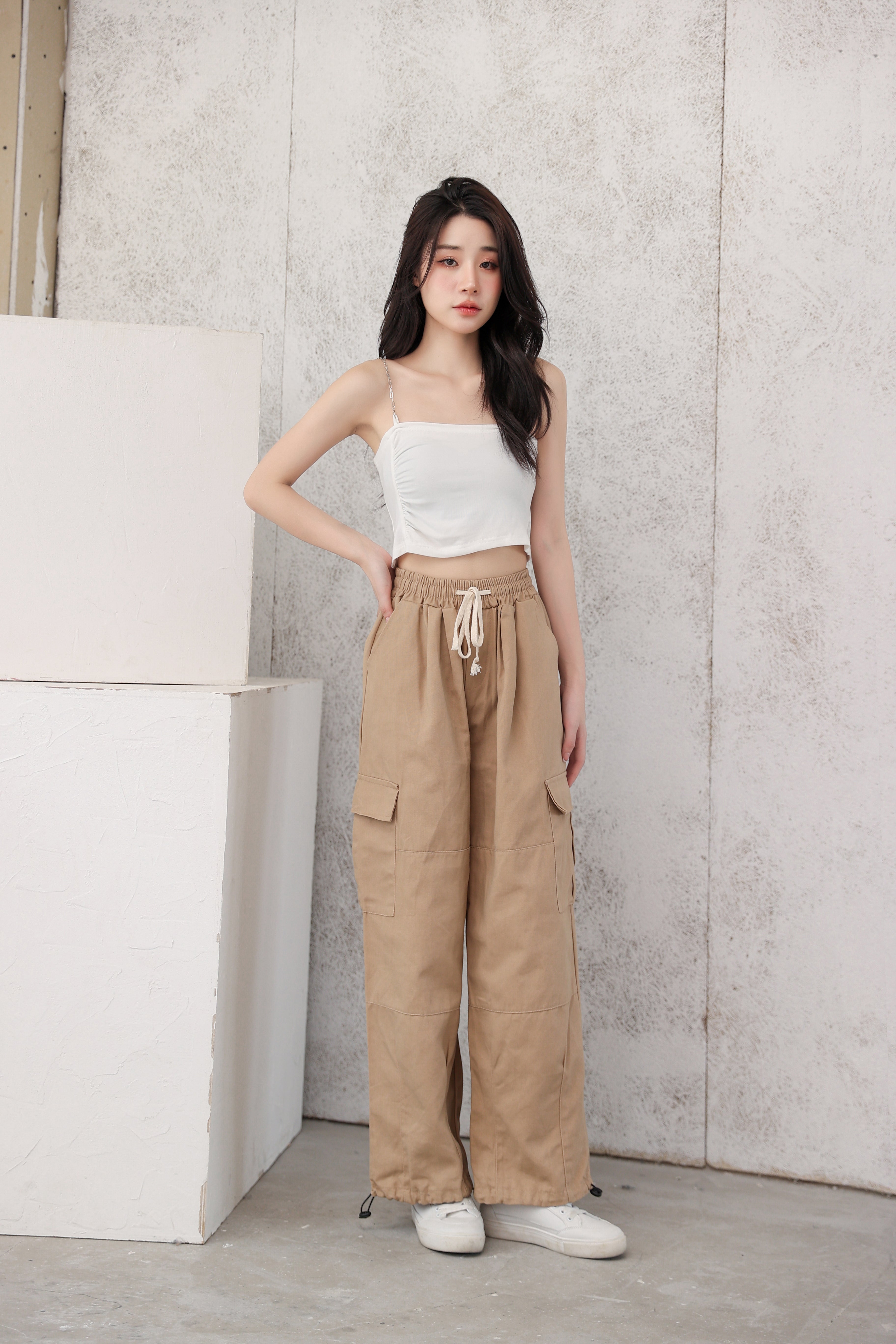 Wide Leg Cargo Pants - nightcity clothing