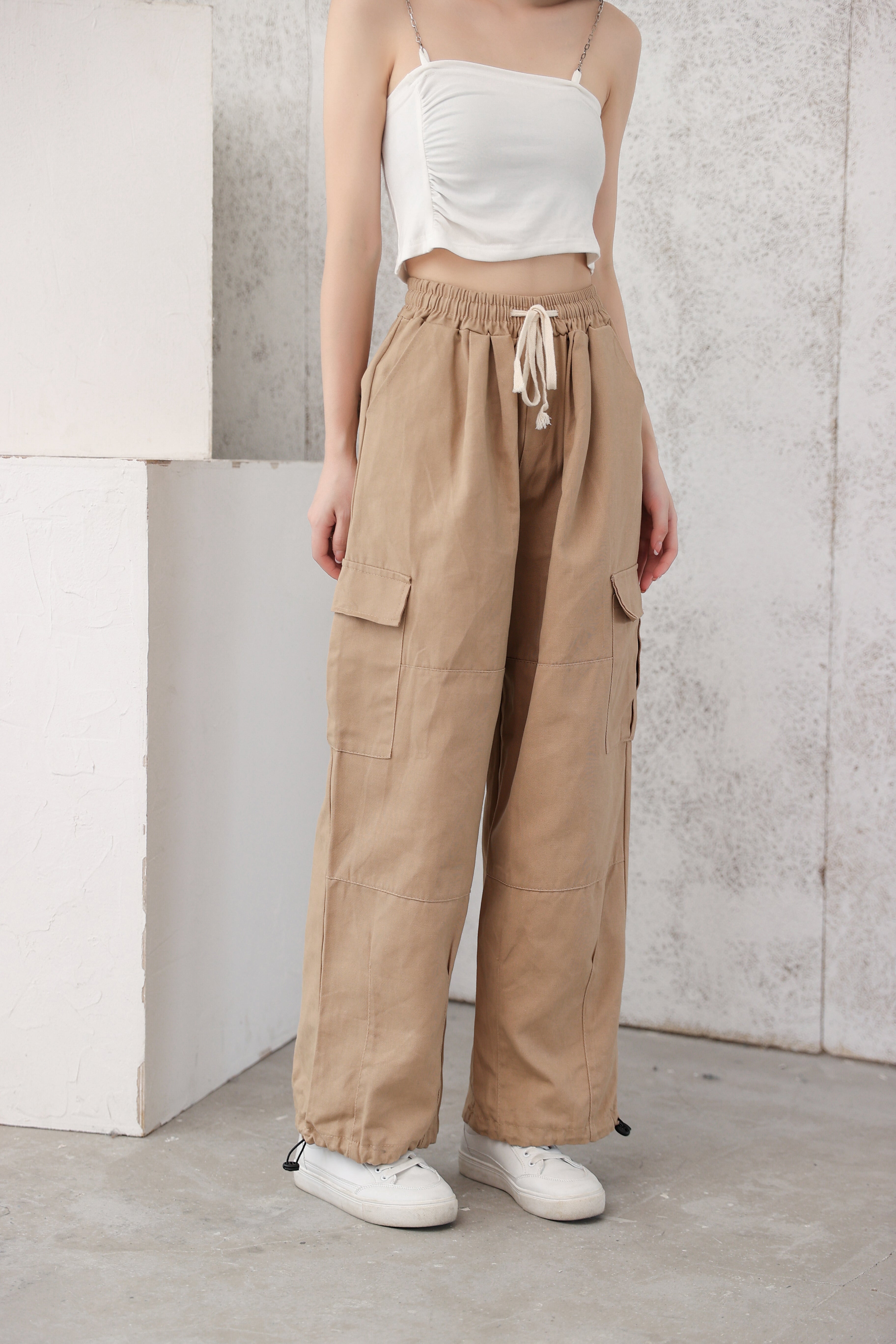 Wide Leg Cargo Pants - nightcity clothing