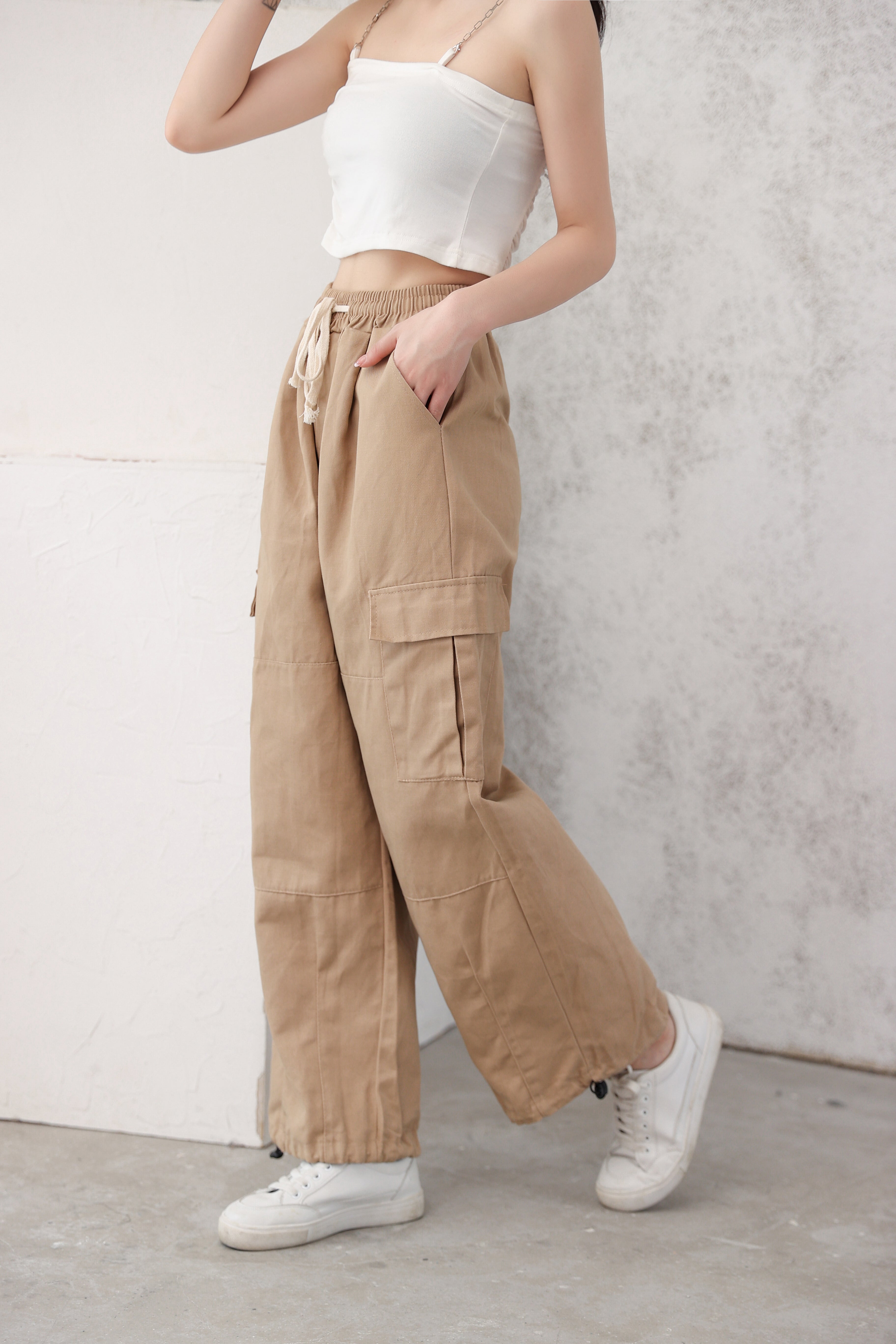 Wide Leg Cargo Pants - nightcity clothing