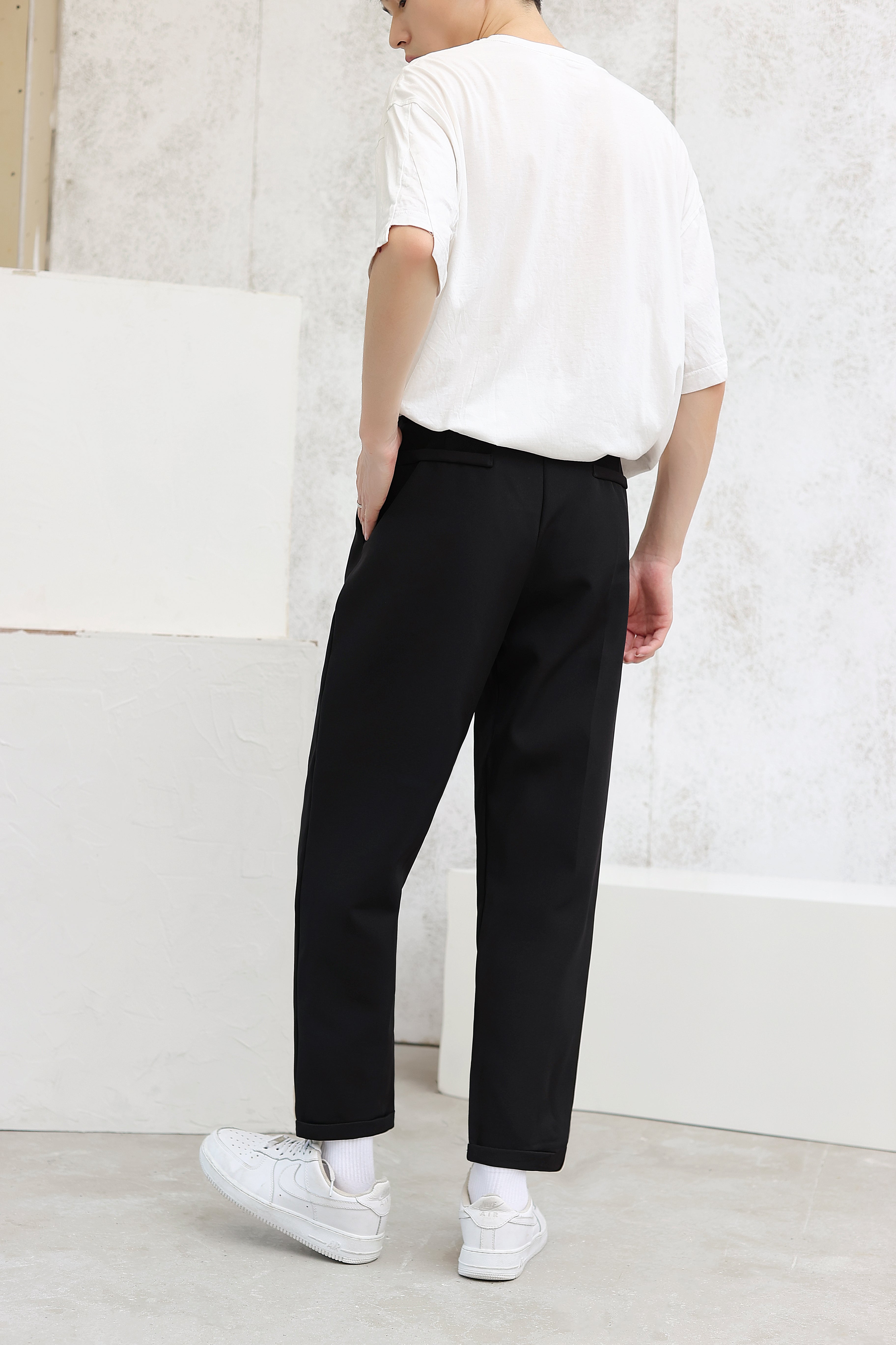 Tapered Suit Trousers - nightcity clothing