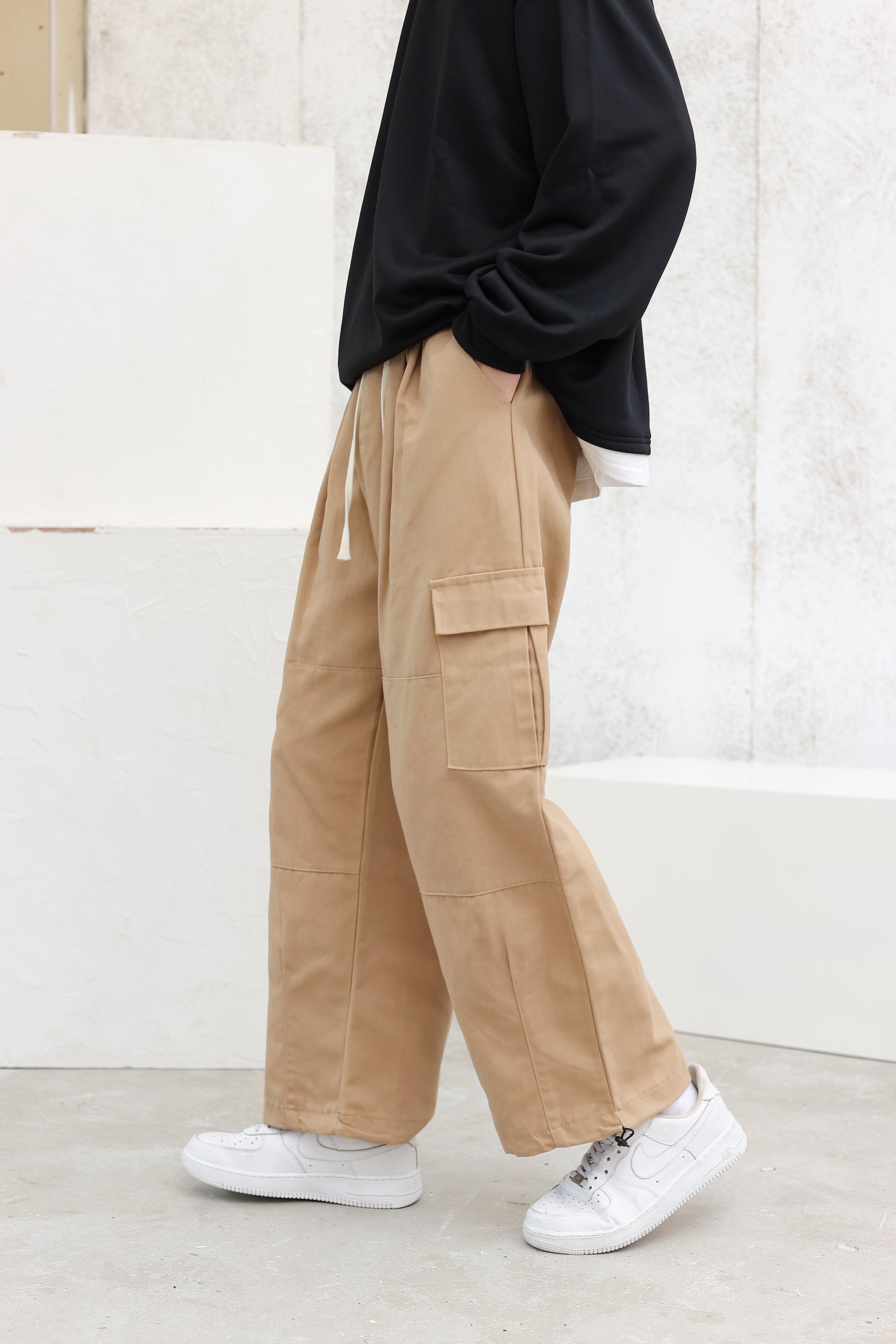 Wide Leg Cargo Pants - nightcity clothing