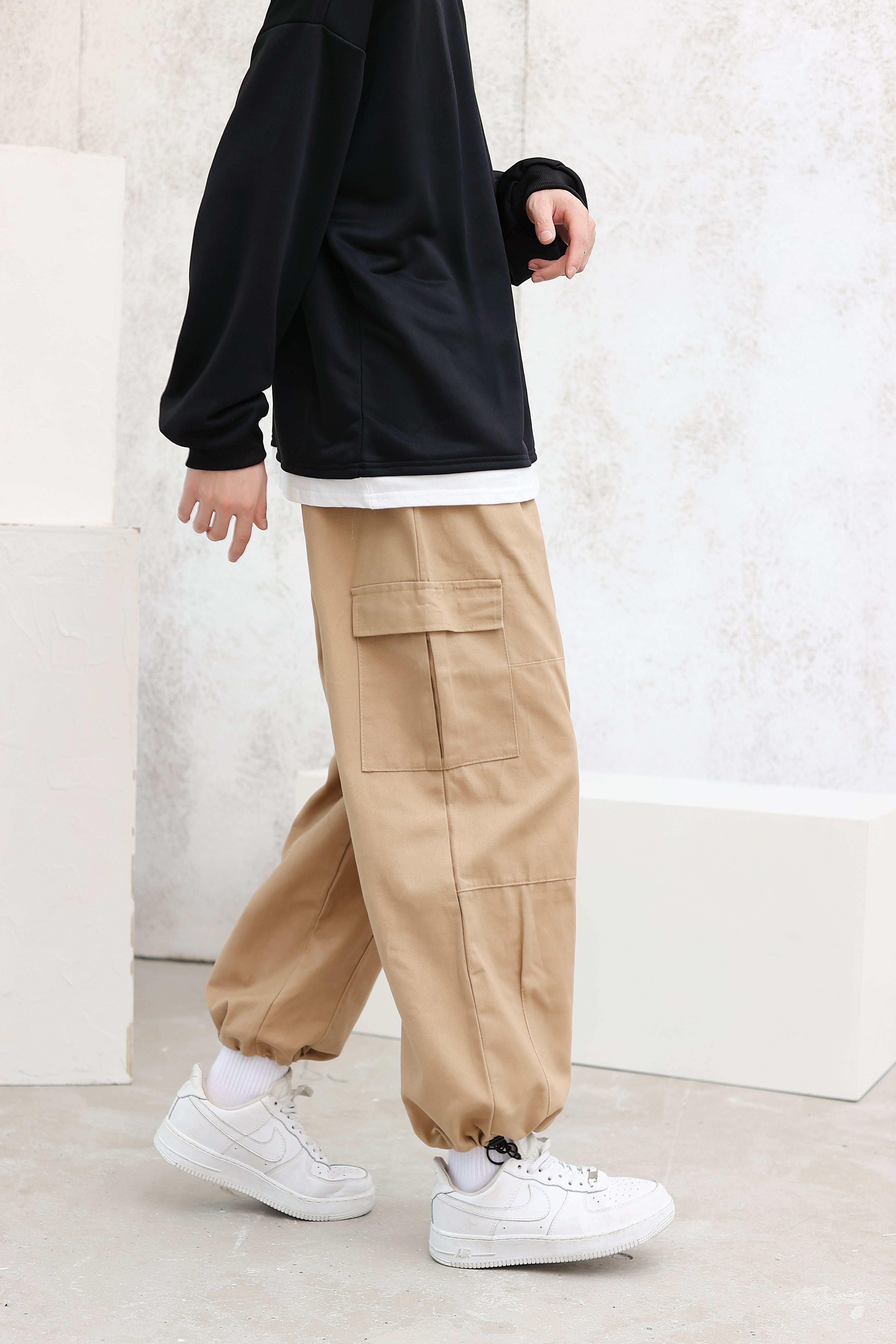 Wide Leg Cargo Pants - nightcity clothing