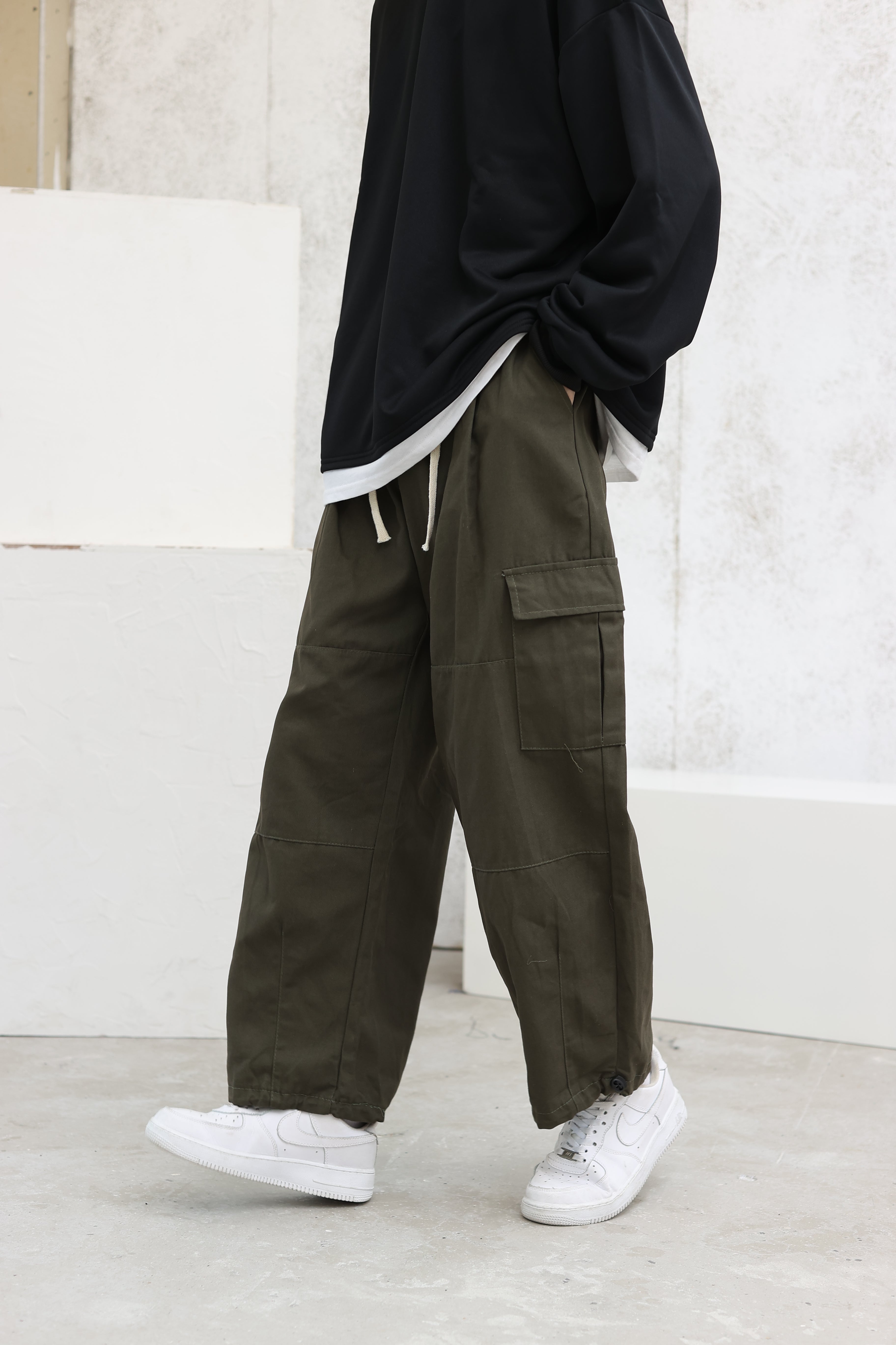 Wide Leg Cargo Pants - nightcity clothing