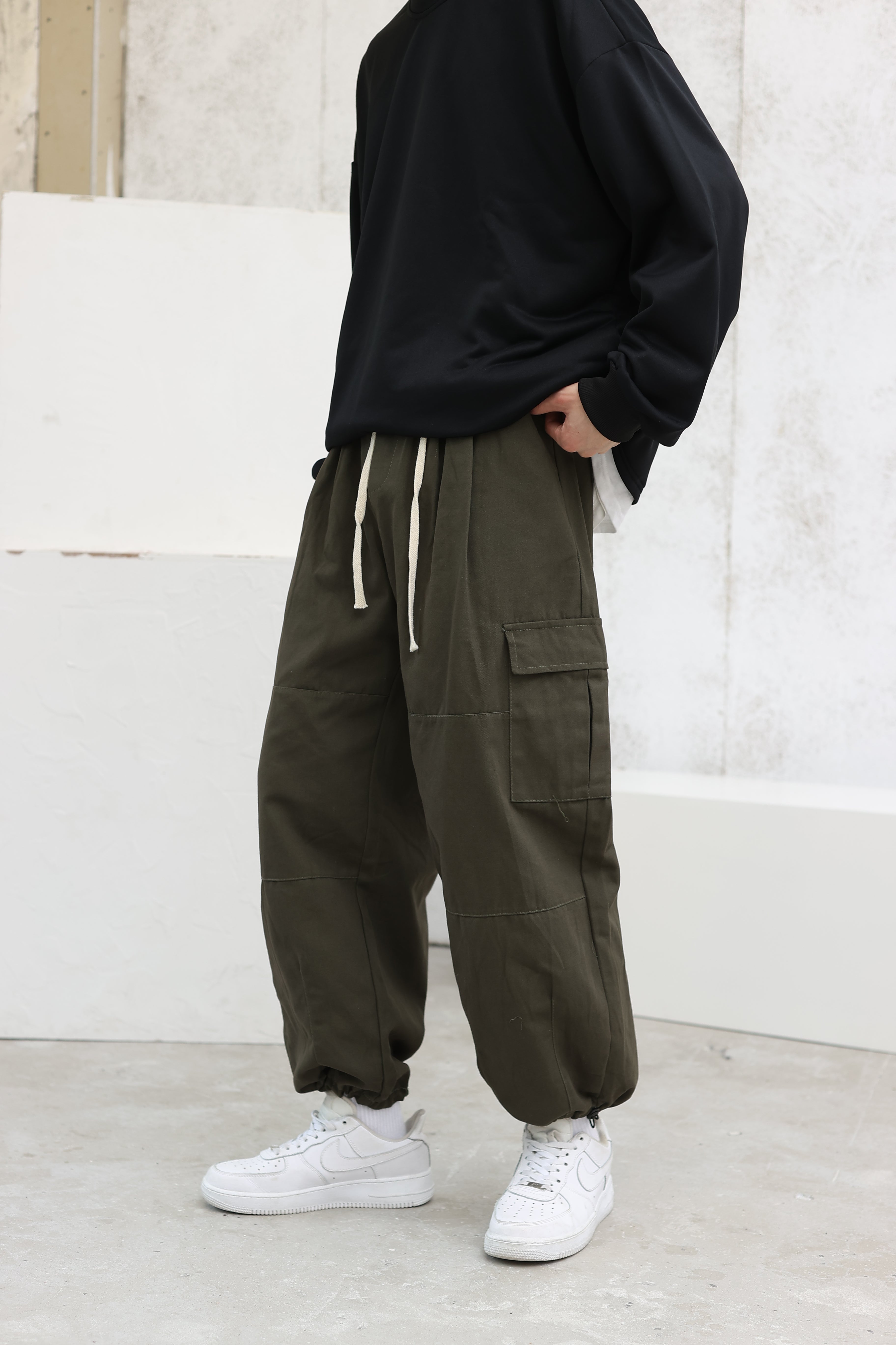 Wide Leg Cargo Pants - nightcity clothing