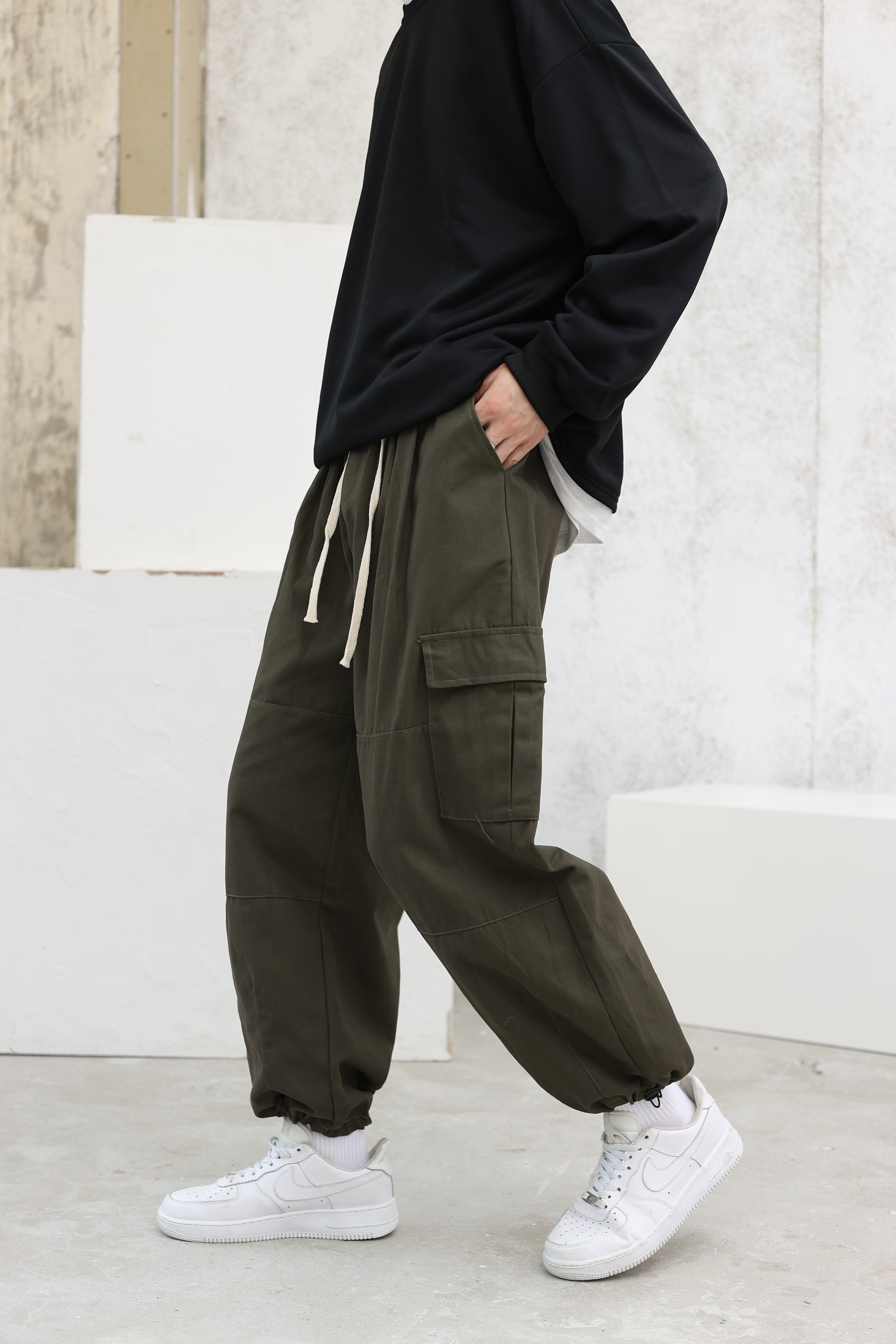 Wide Leg Cargo Pants - nightcity clothing