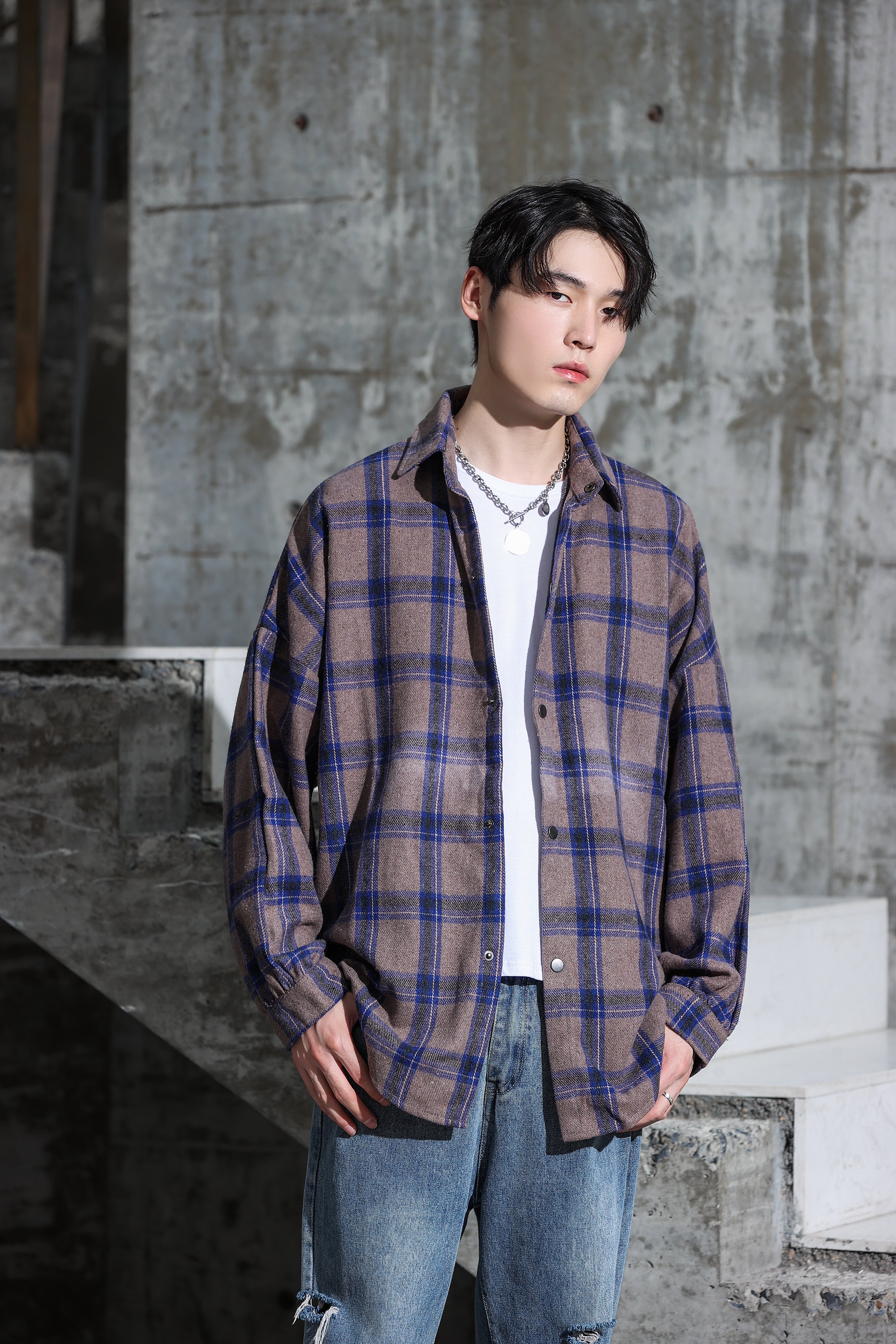 Checked Lightweight Flannel - nightcity clothing