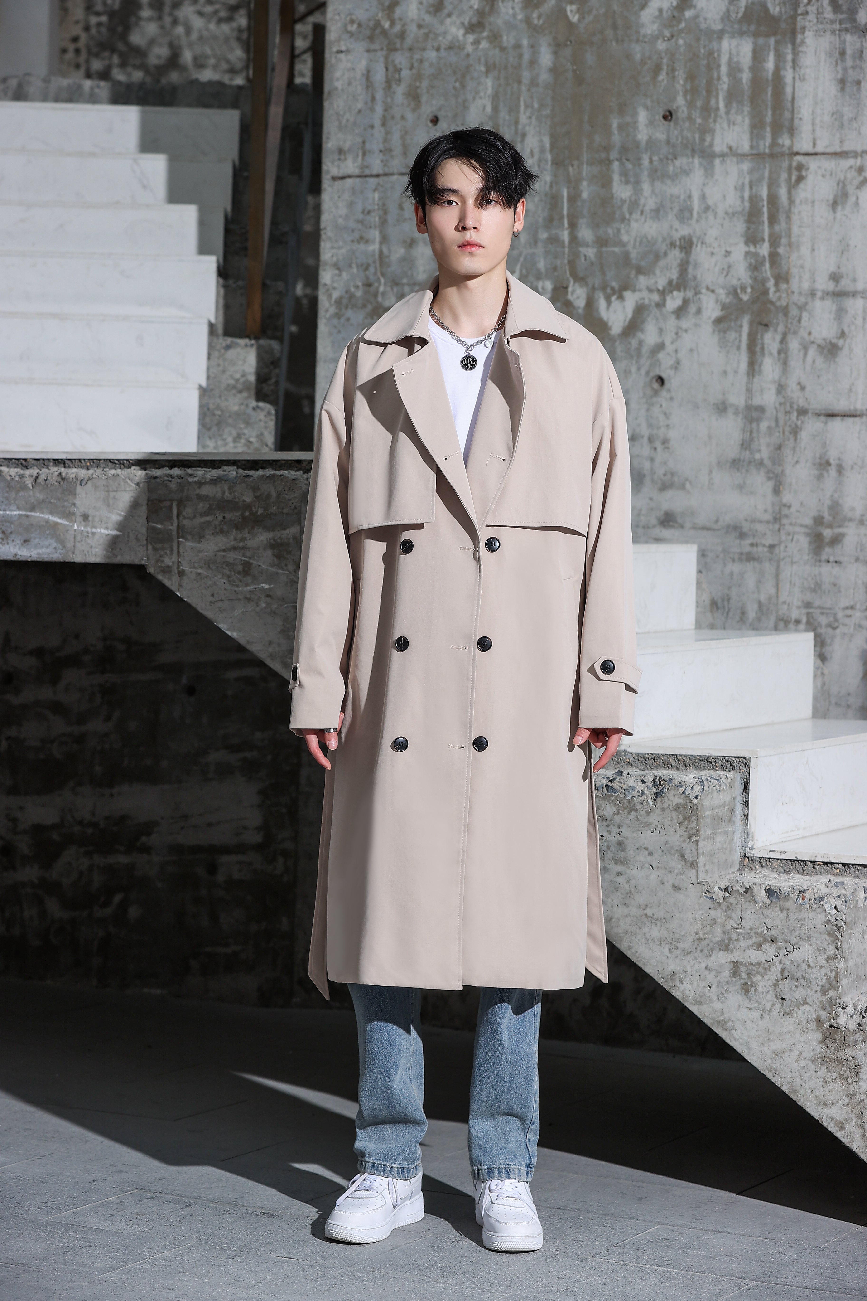 Long Trench Coat - nightcity clothing