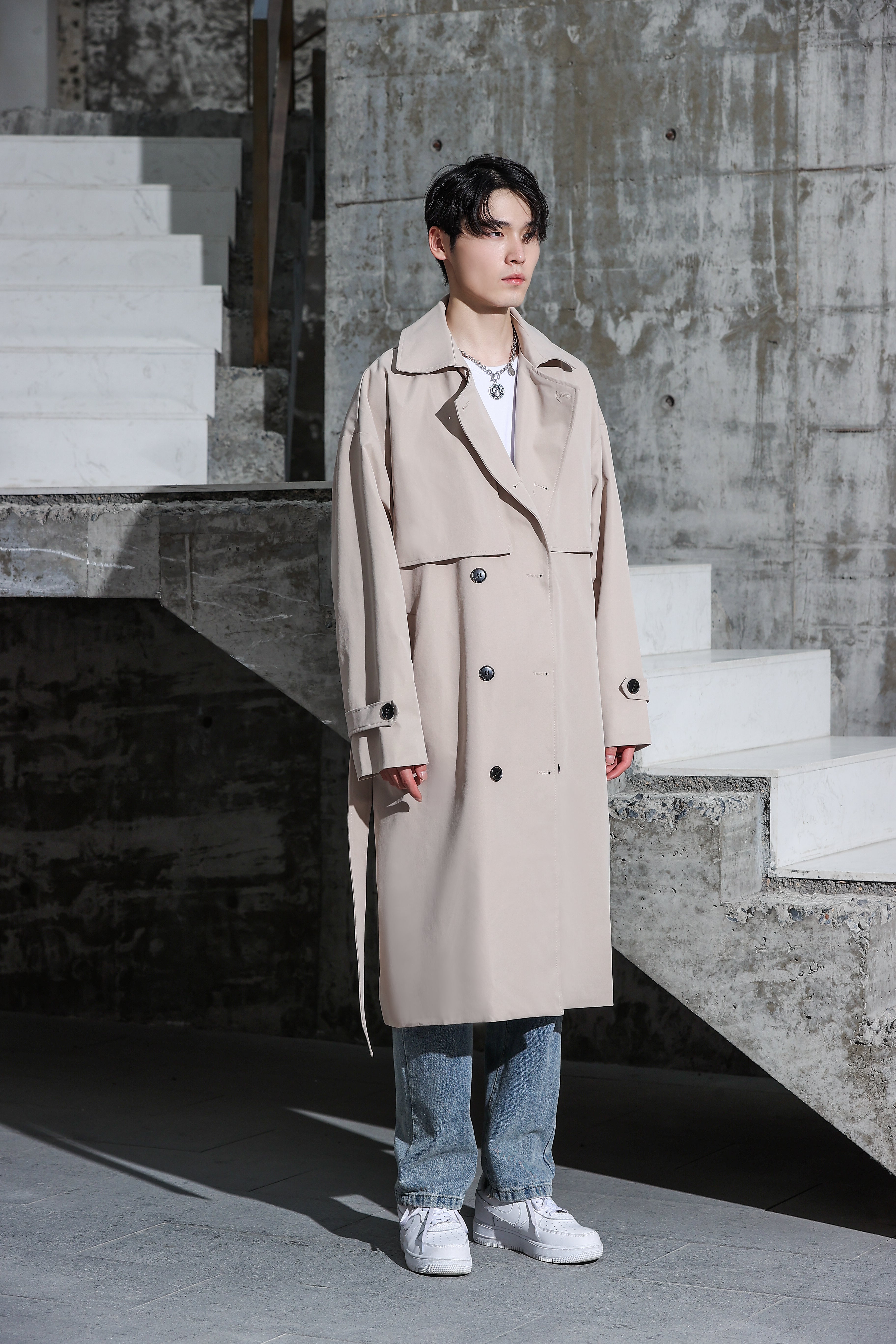 Long Trench Coat - nightcity clothing