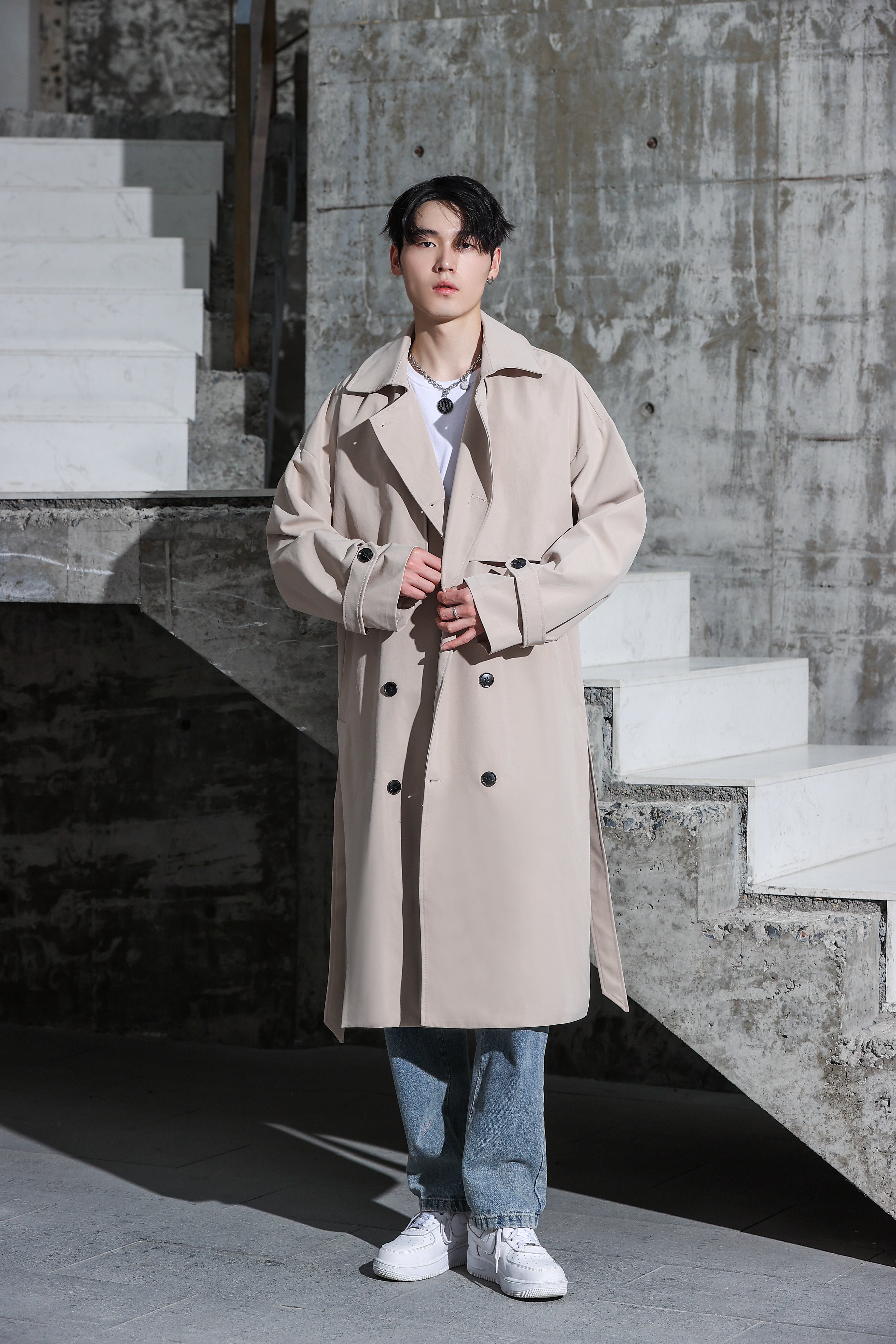 Long Trench Coat - nightcity clothing