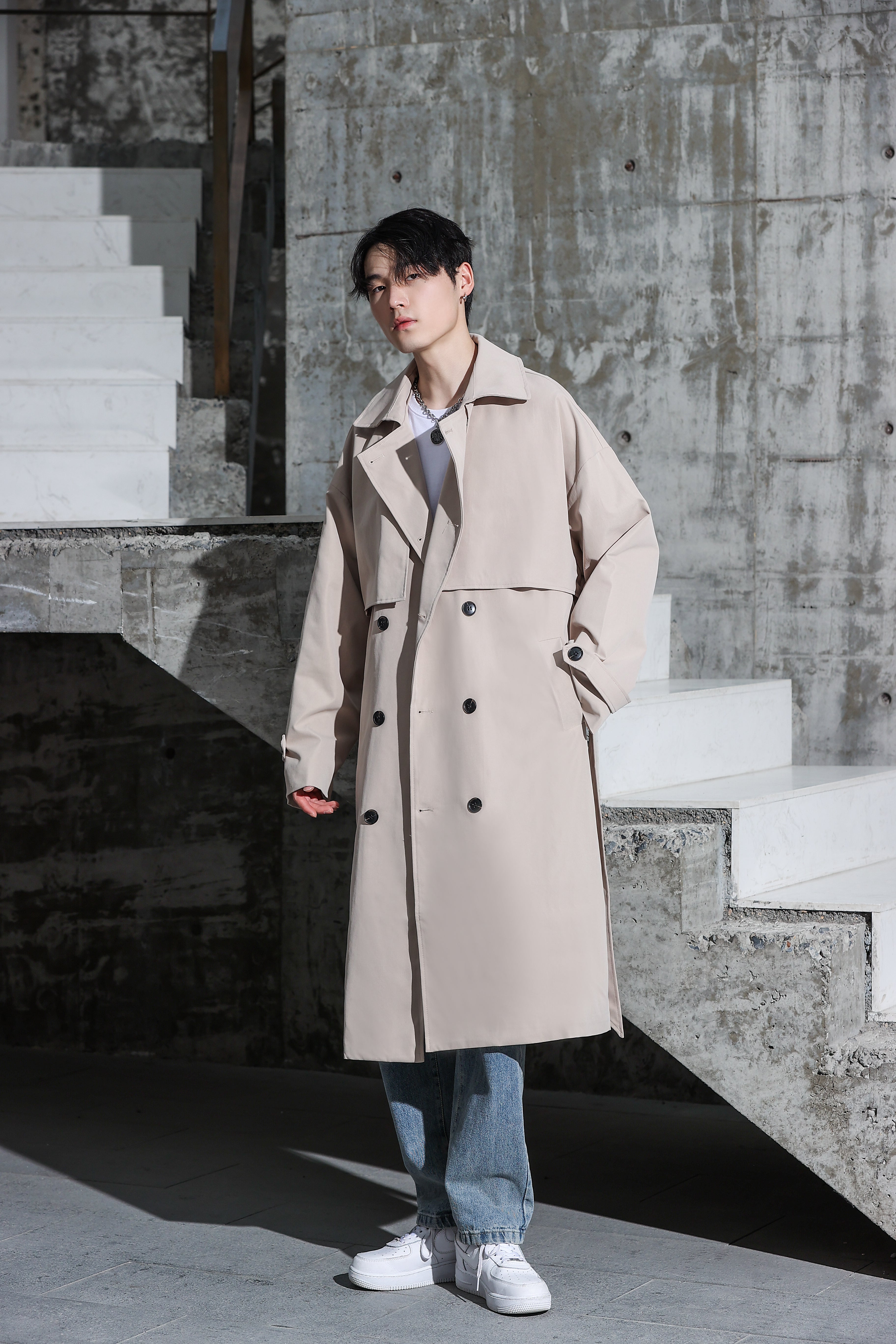 Long Trench Coat - nightcity clothing