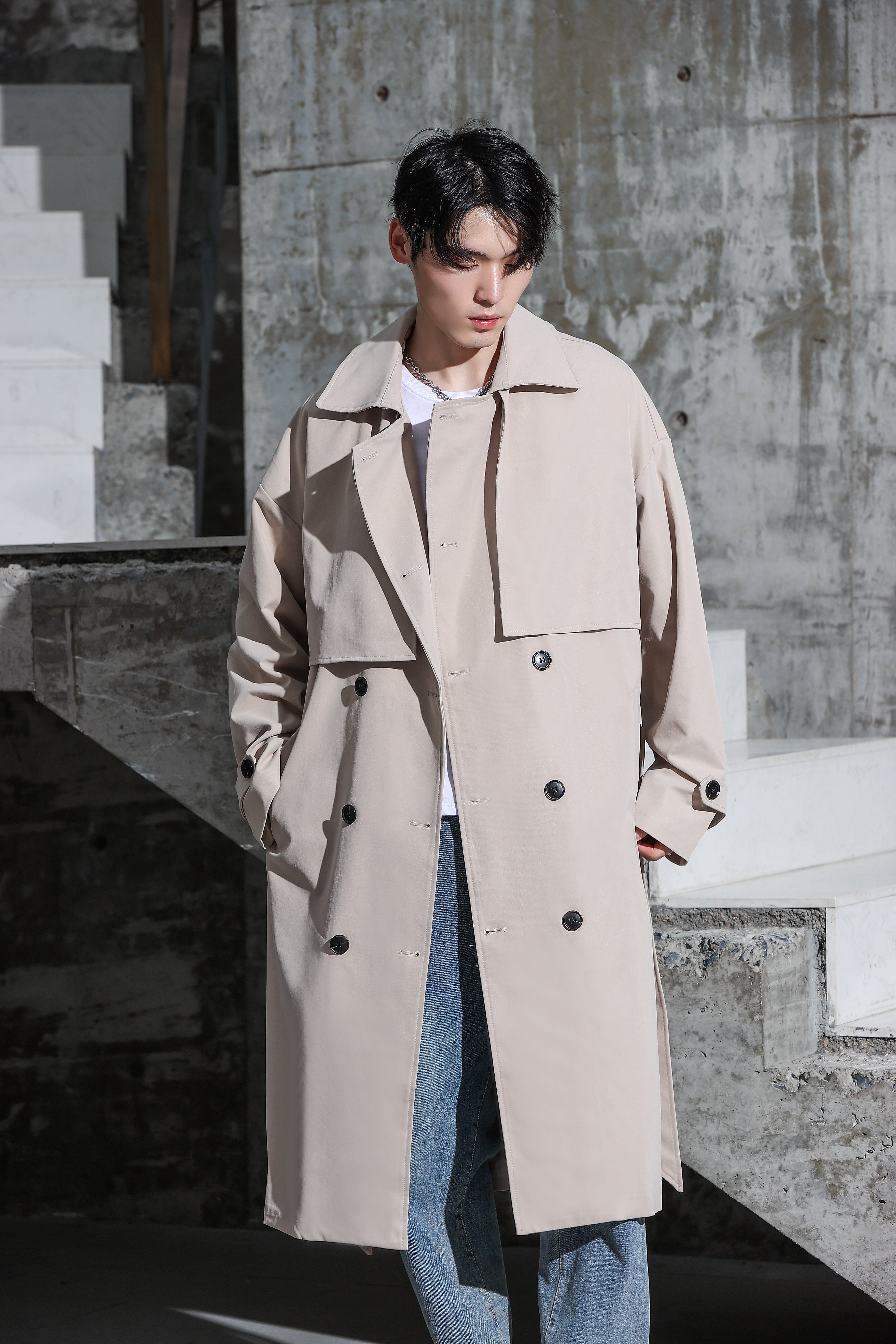 Long Trench Coat - nightcity clothing