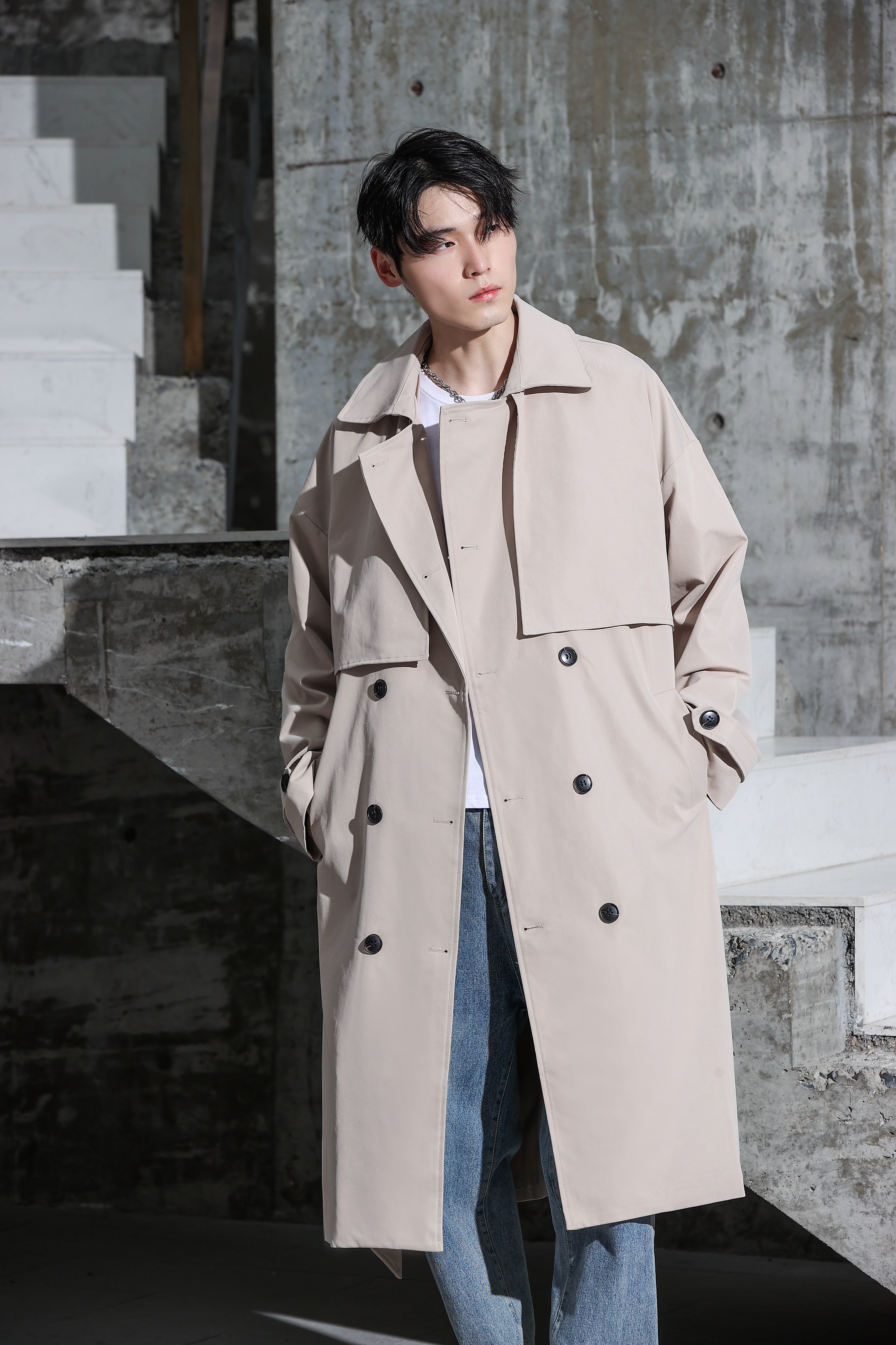 Long Trench Coat - nightcity clothing