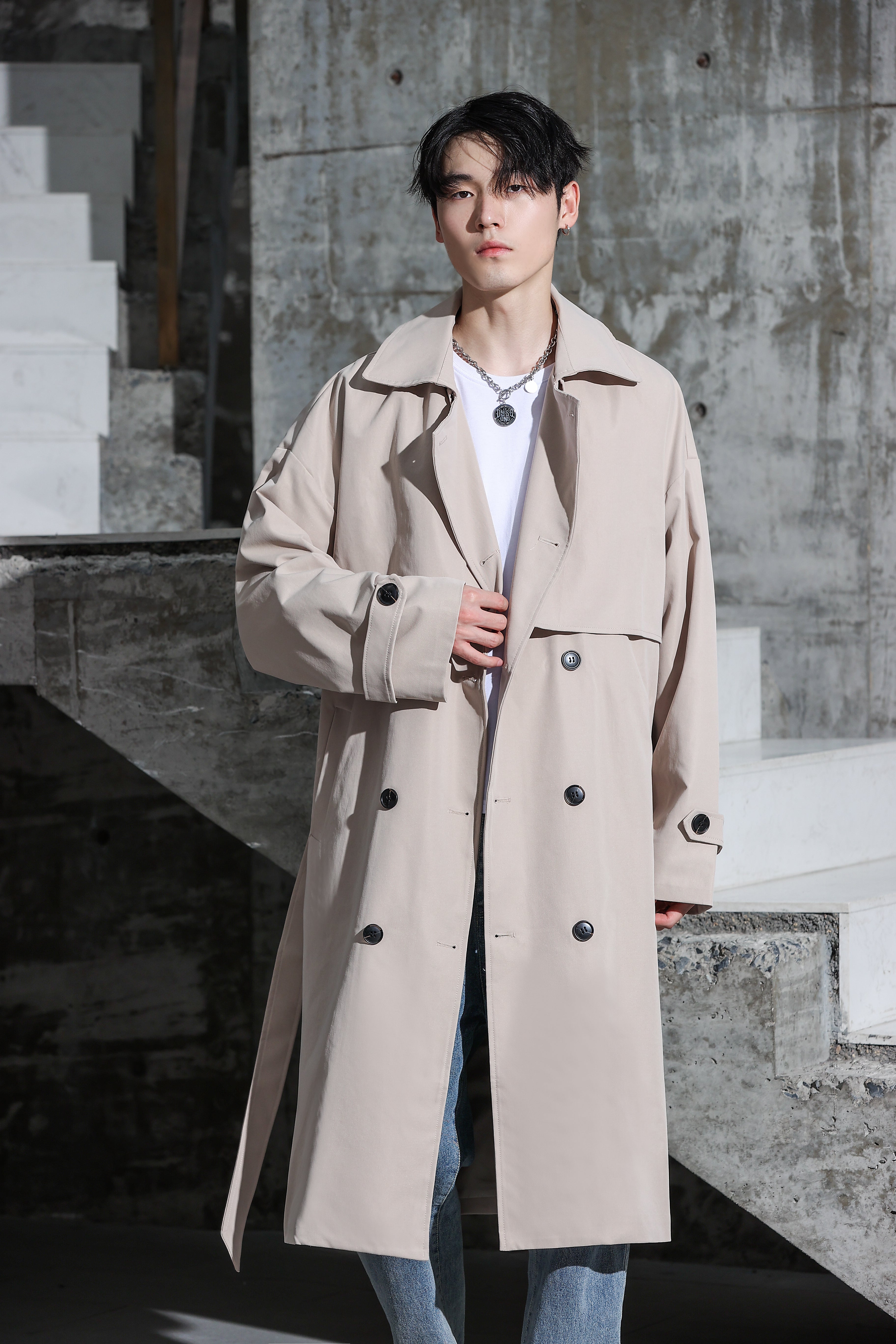 Long Trench Coat - nightcity clothing