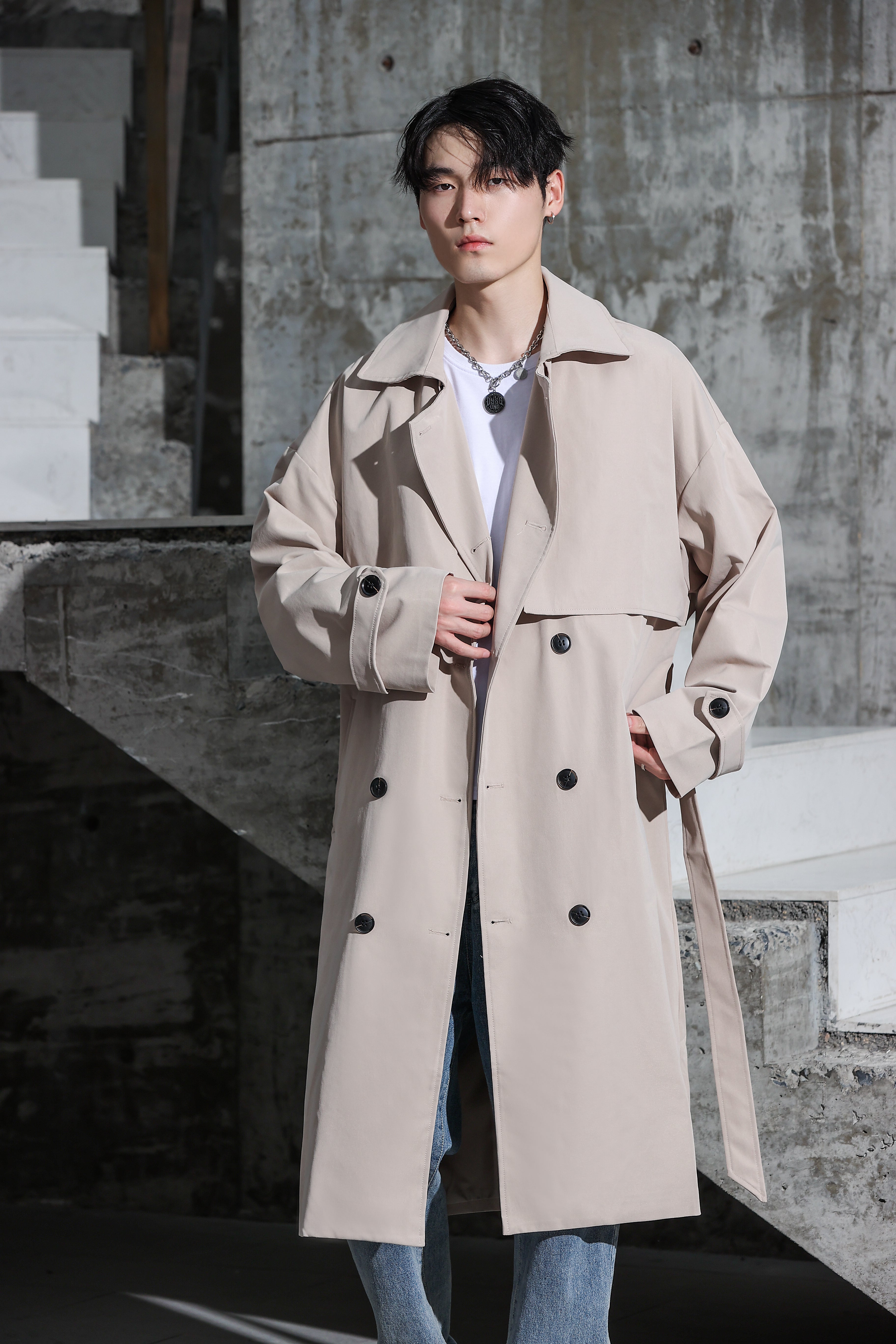 Long Trench Coat - nightcity clothing