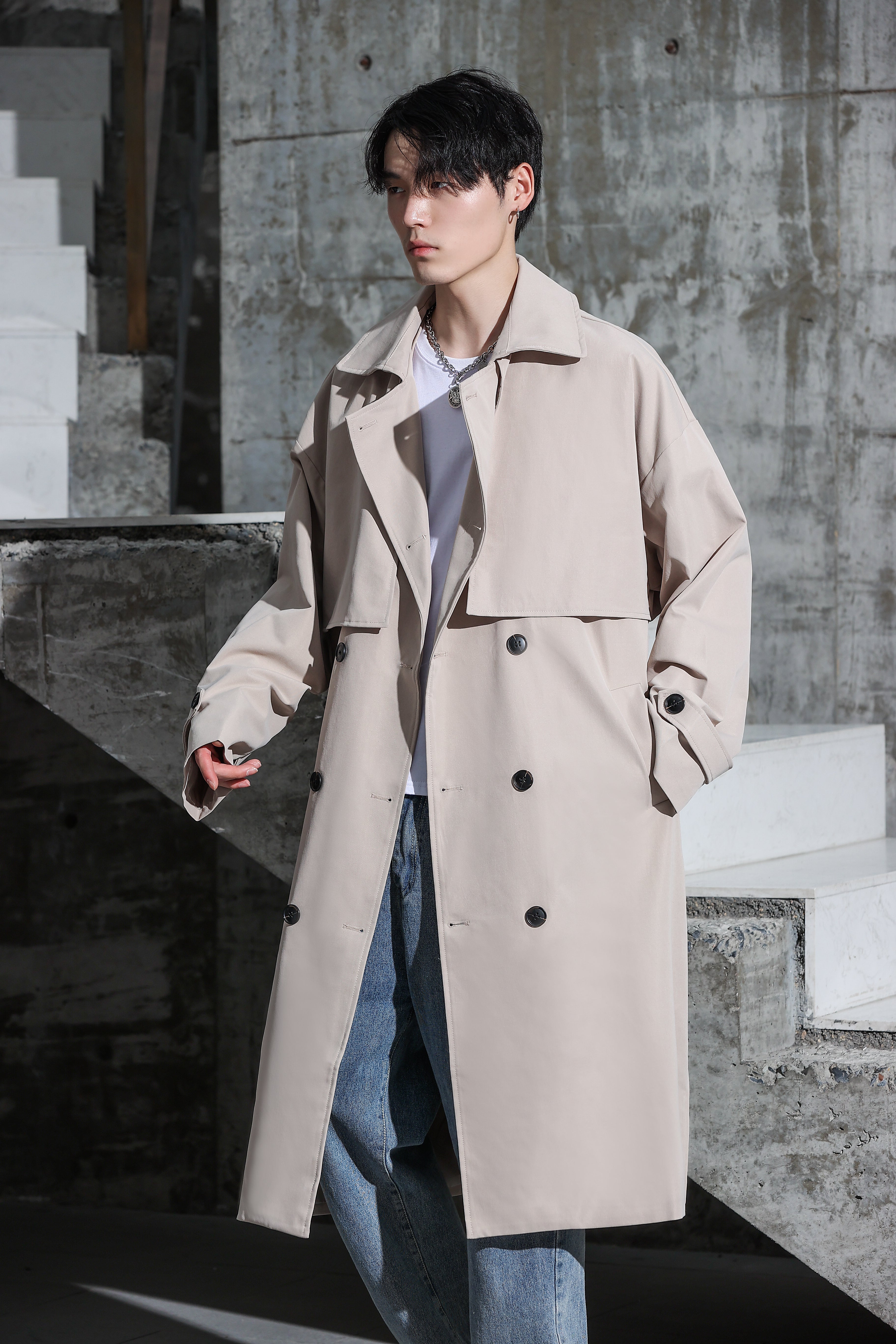 Long Trench Coat - nightcity clothing