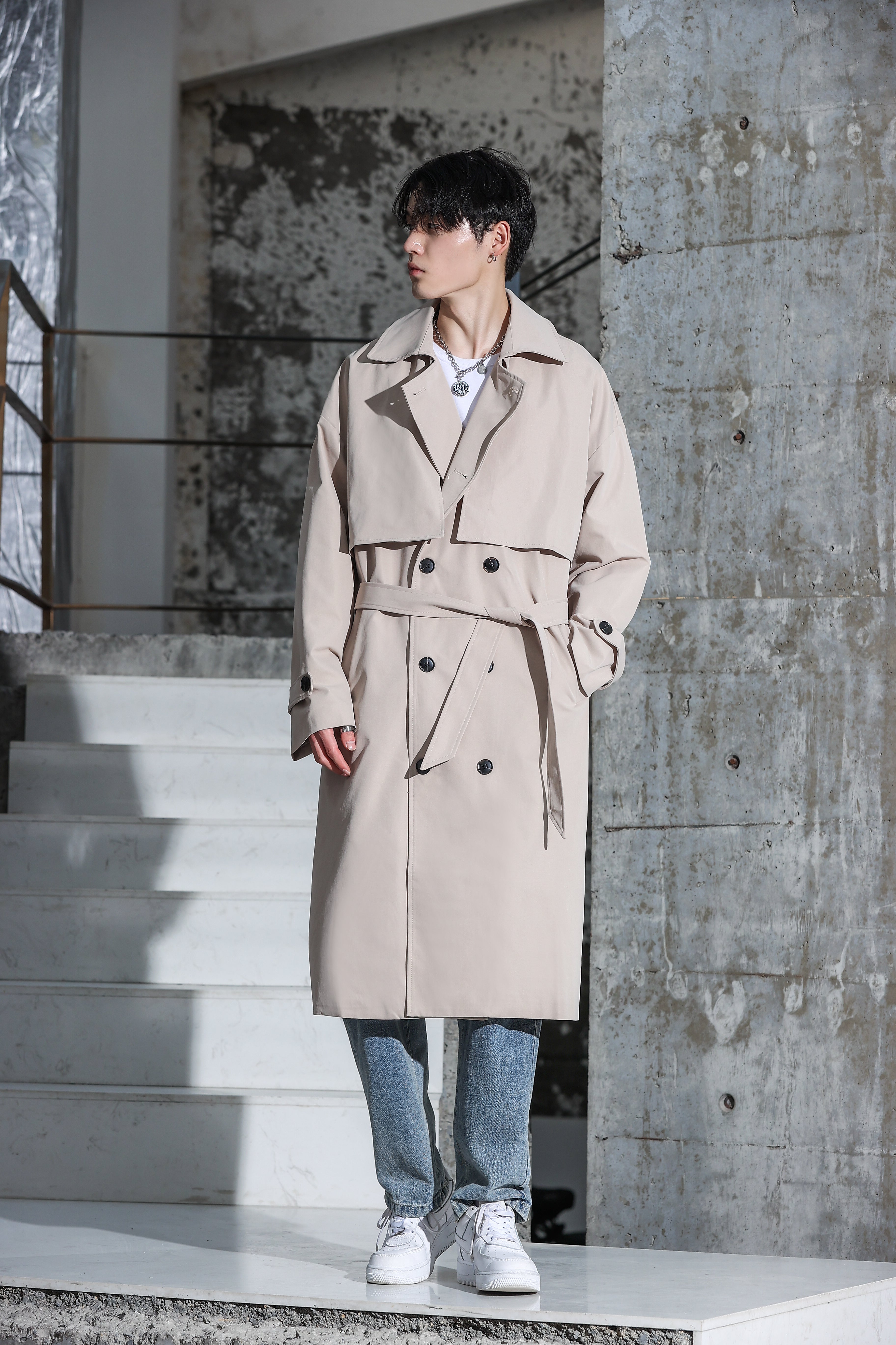 Long Trench Coat - nightcity clothing