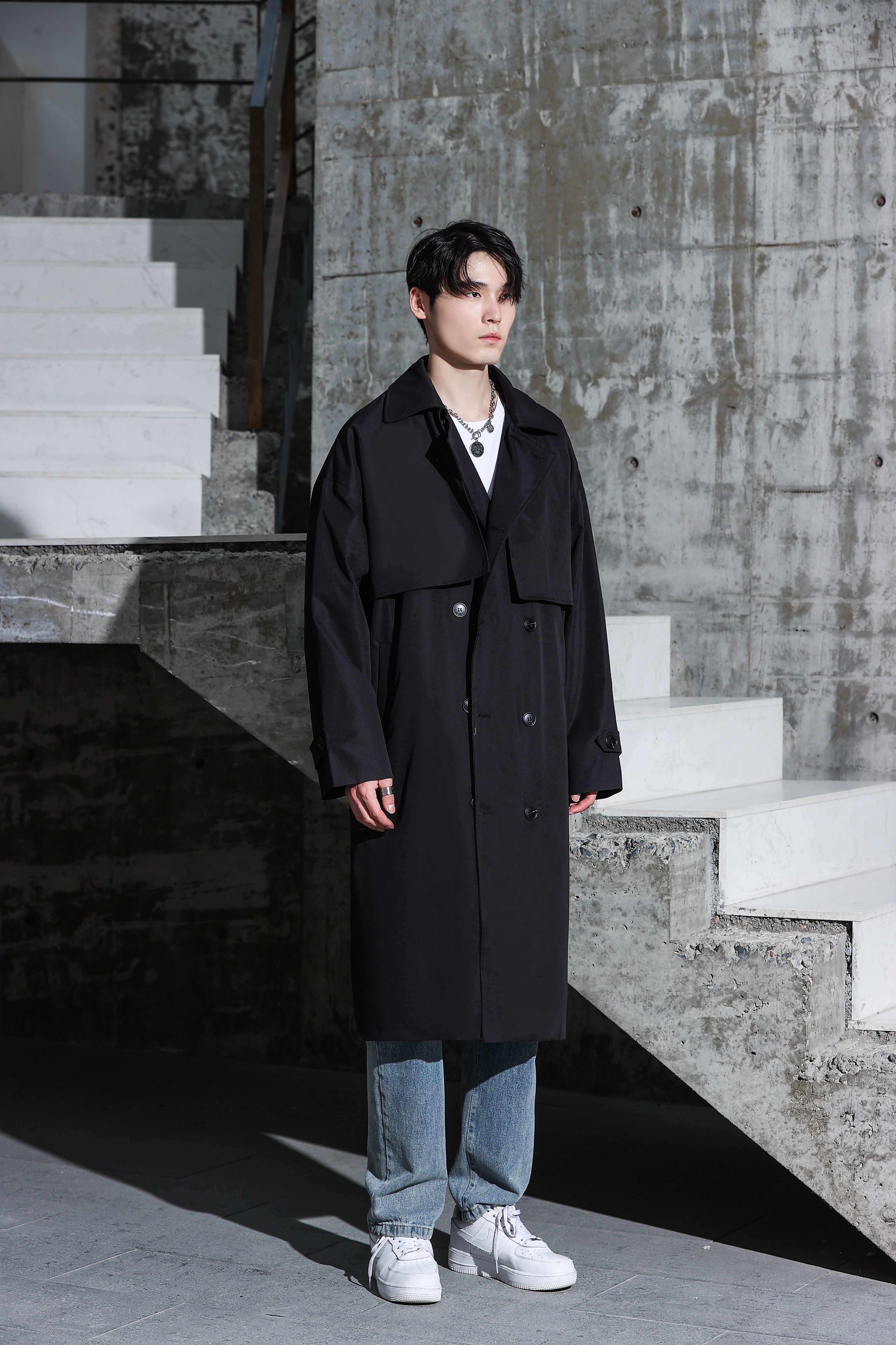 Long Trench Coat - nightcity clothing