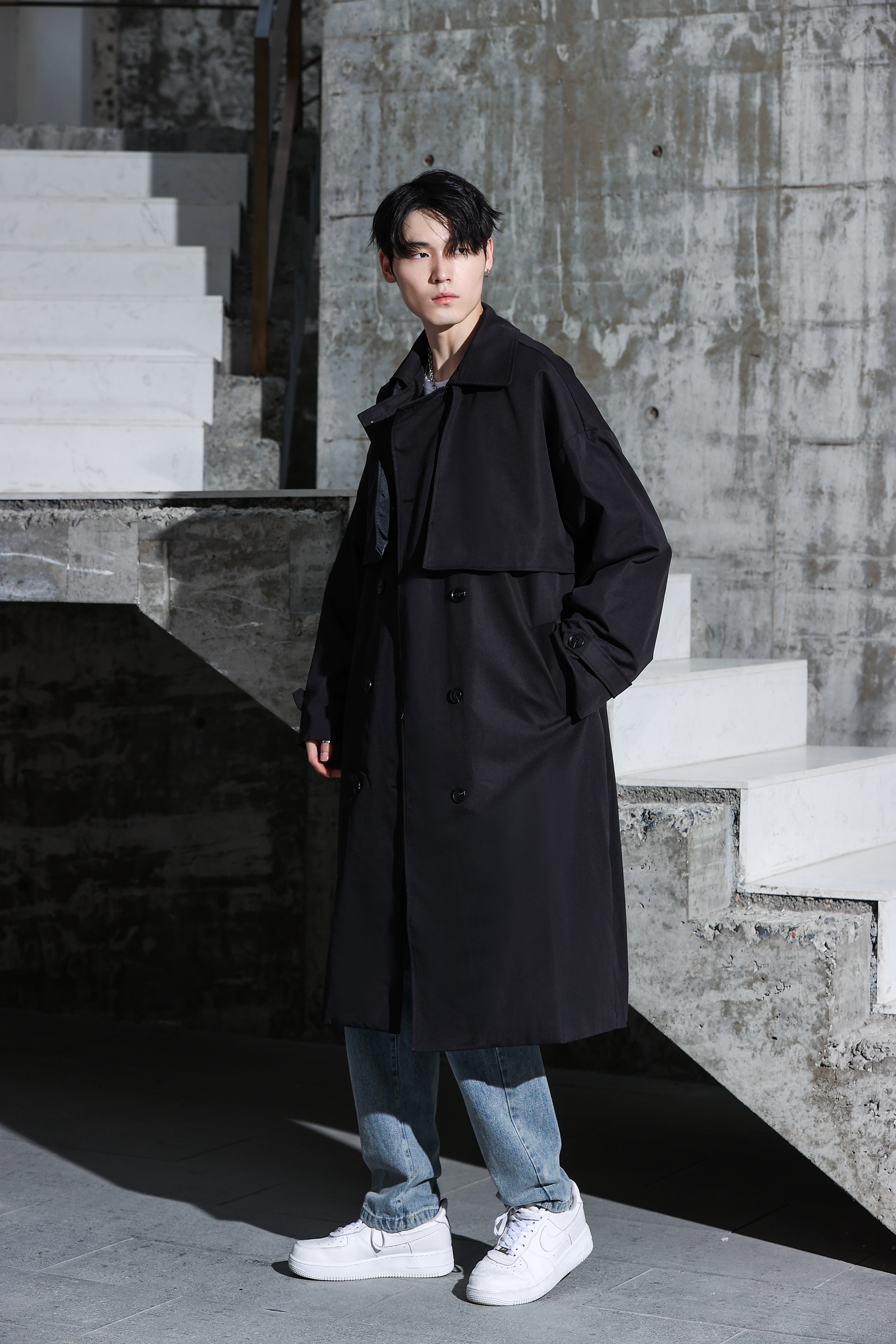 Long Trench Coat - nightcity clothing