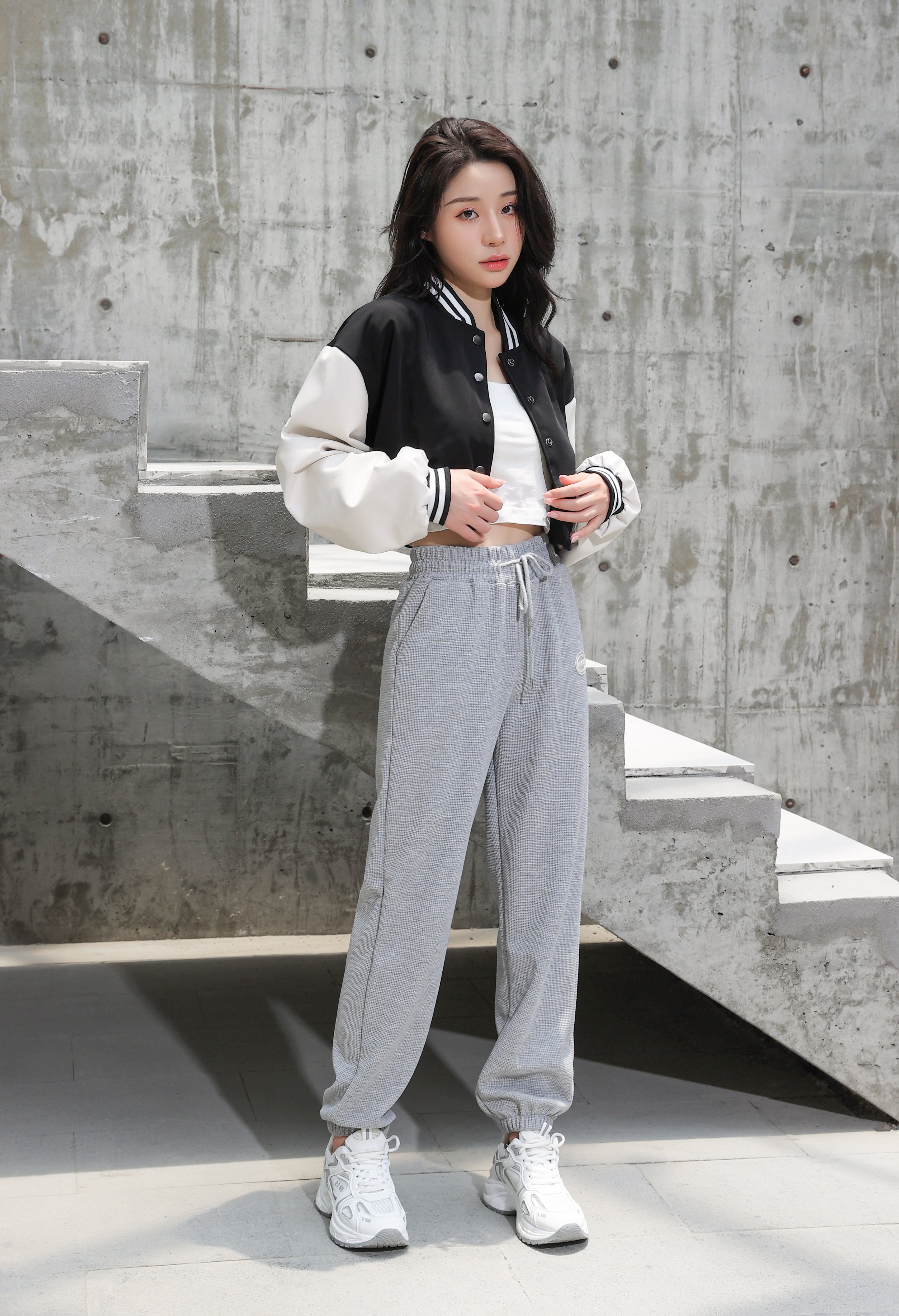 Cropped Baseball Jacket - nightcity clothing