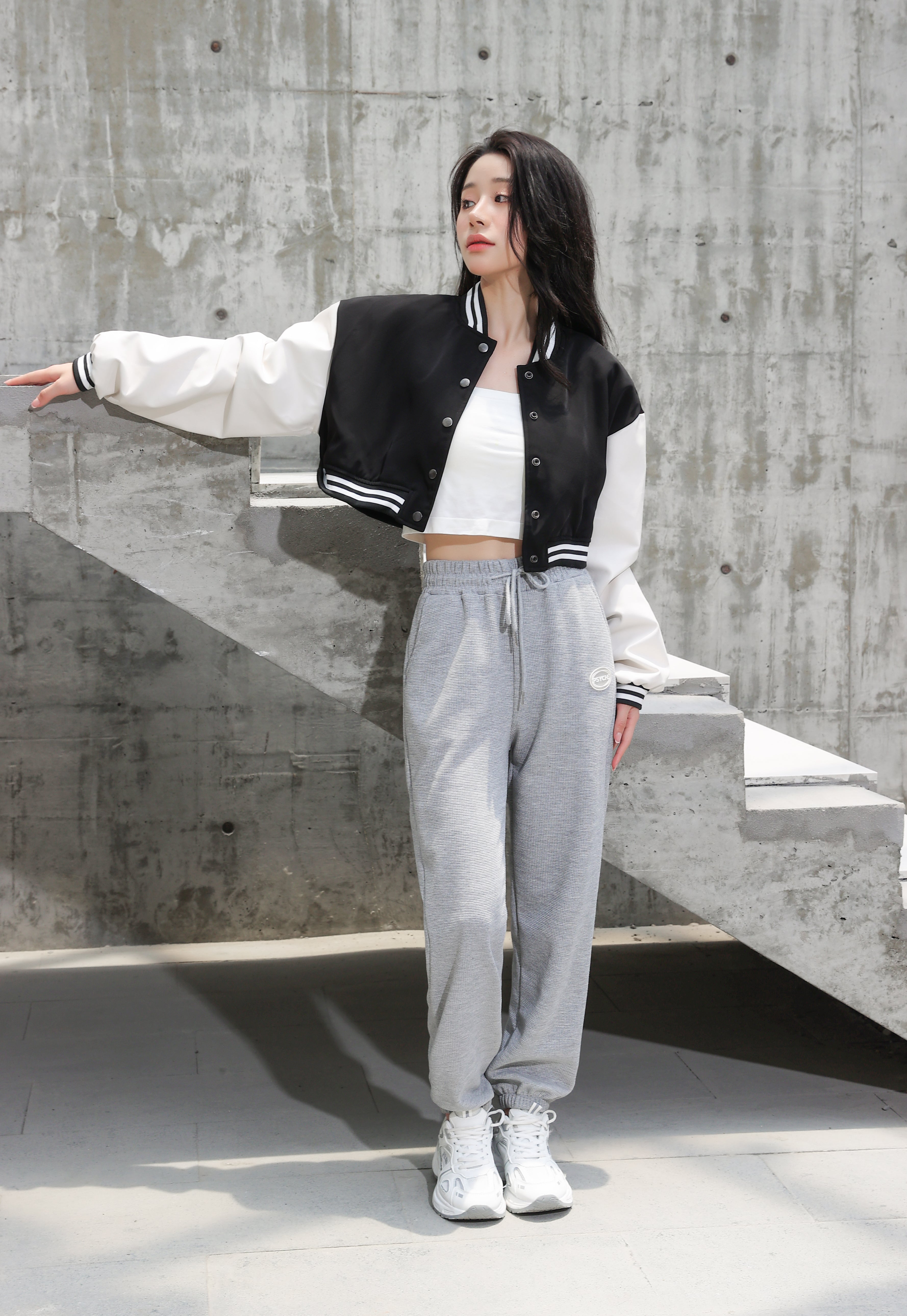 Cropped Baseball Jacket - nightcity clothing