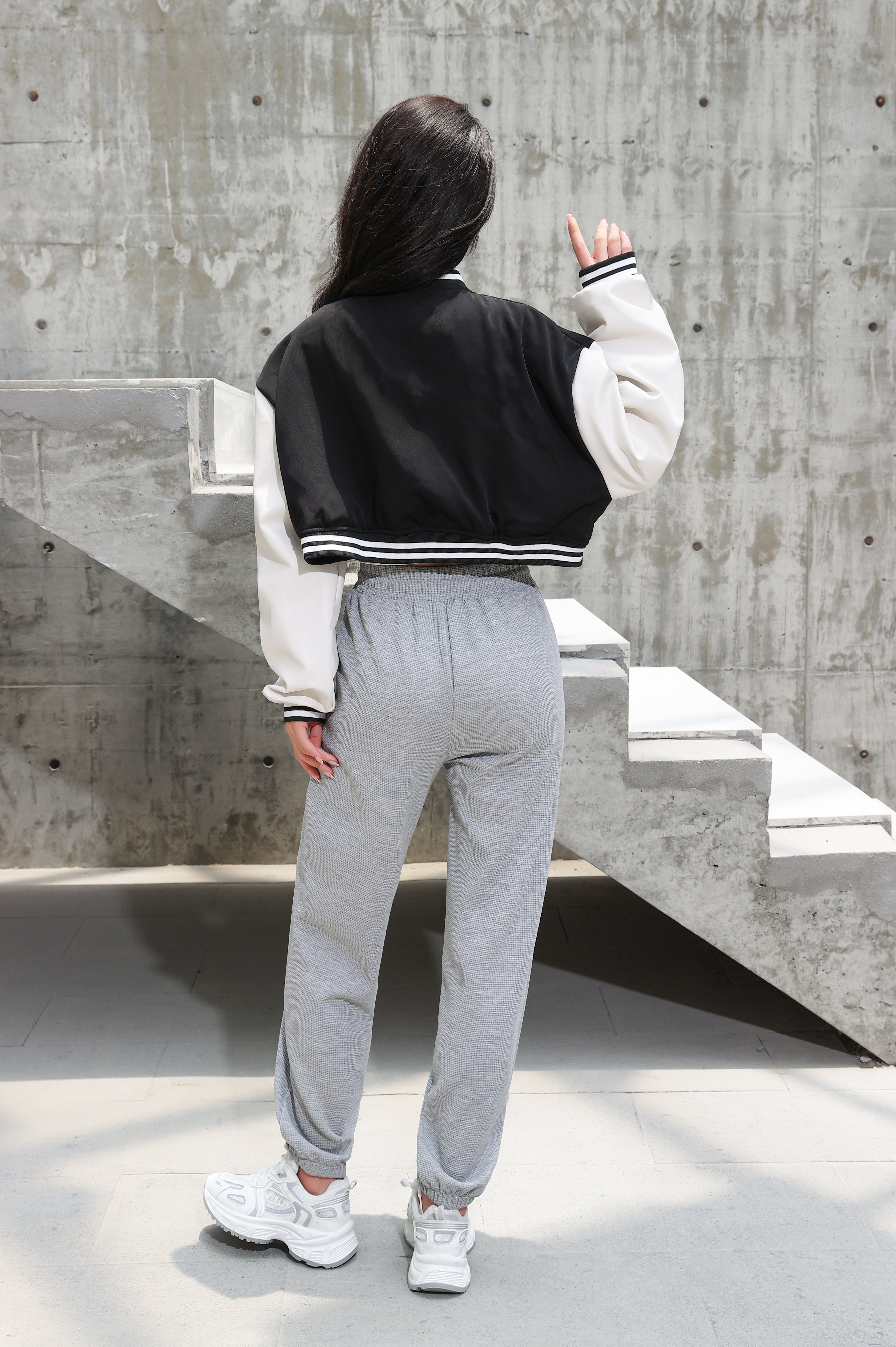 Cropped Baseball Jacket - nightcity clothing