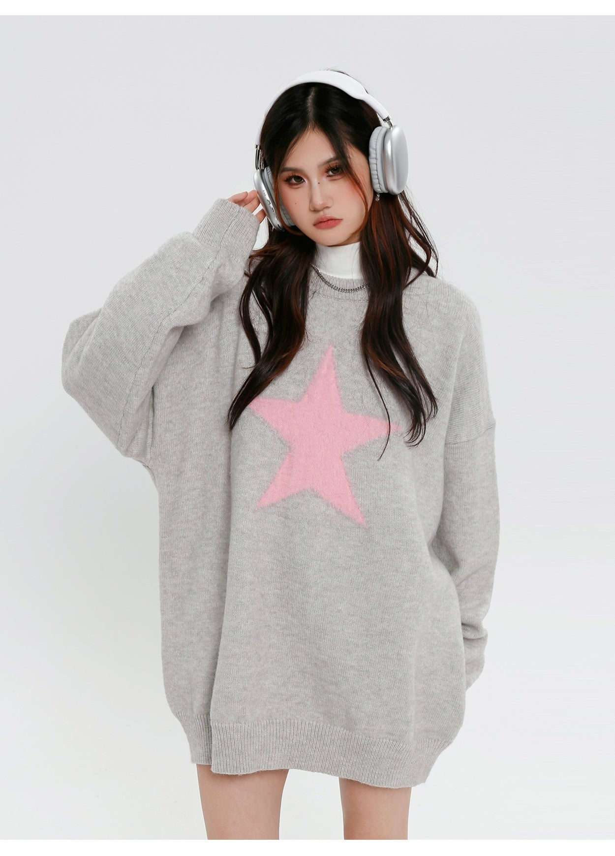 Oversized Star Pullover