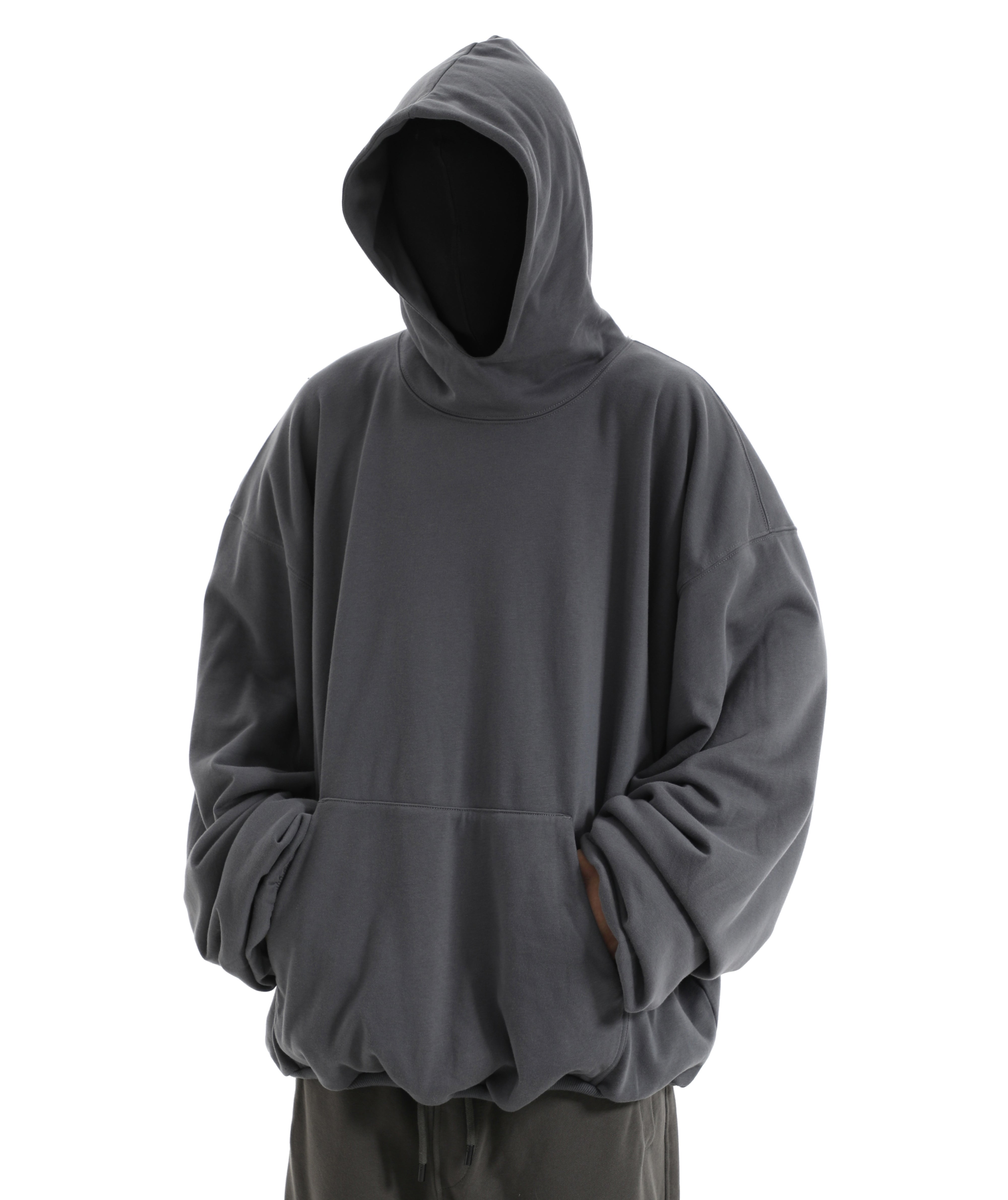 Oversized Pullover Hoodie with Kangaroo Pocket