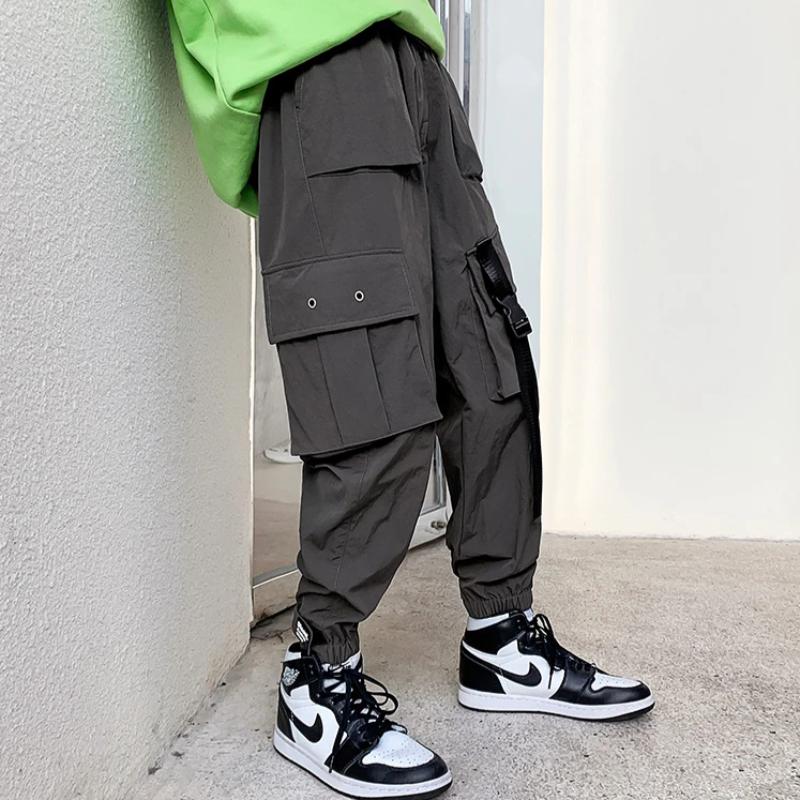 Cargo Joggers with Strap Detail - nightcity clothing