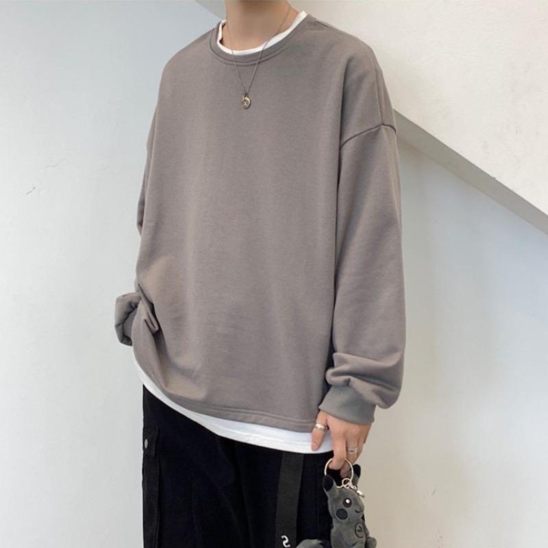 Oversized Mock Two-Piece Long-Sleeve Tee - nightcity clothing