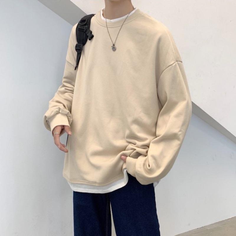 Oversized Mock Two-Piece Long-Sleeve Tee - nightcity clothing